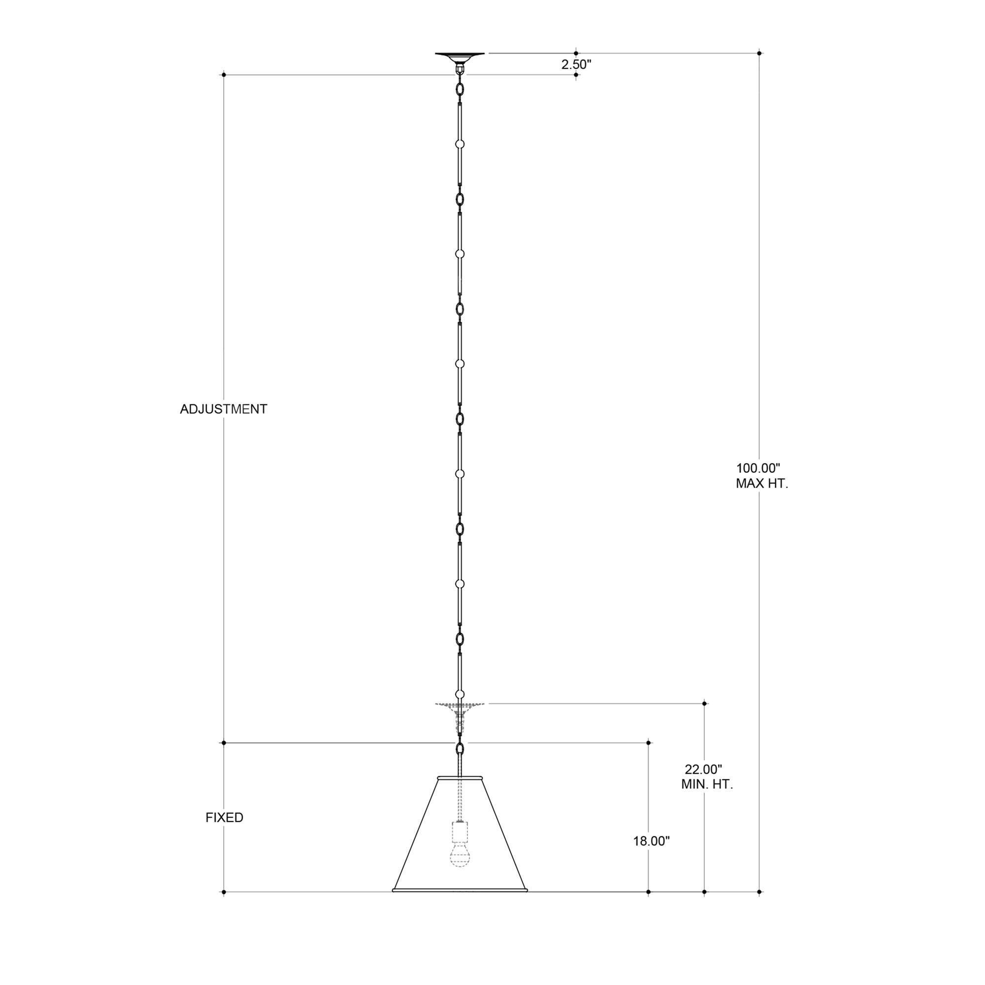Pierrepont 18 Inch Pendant Light,
