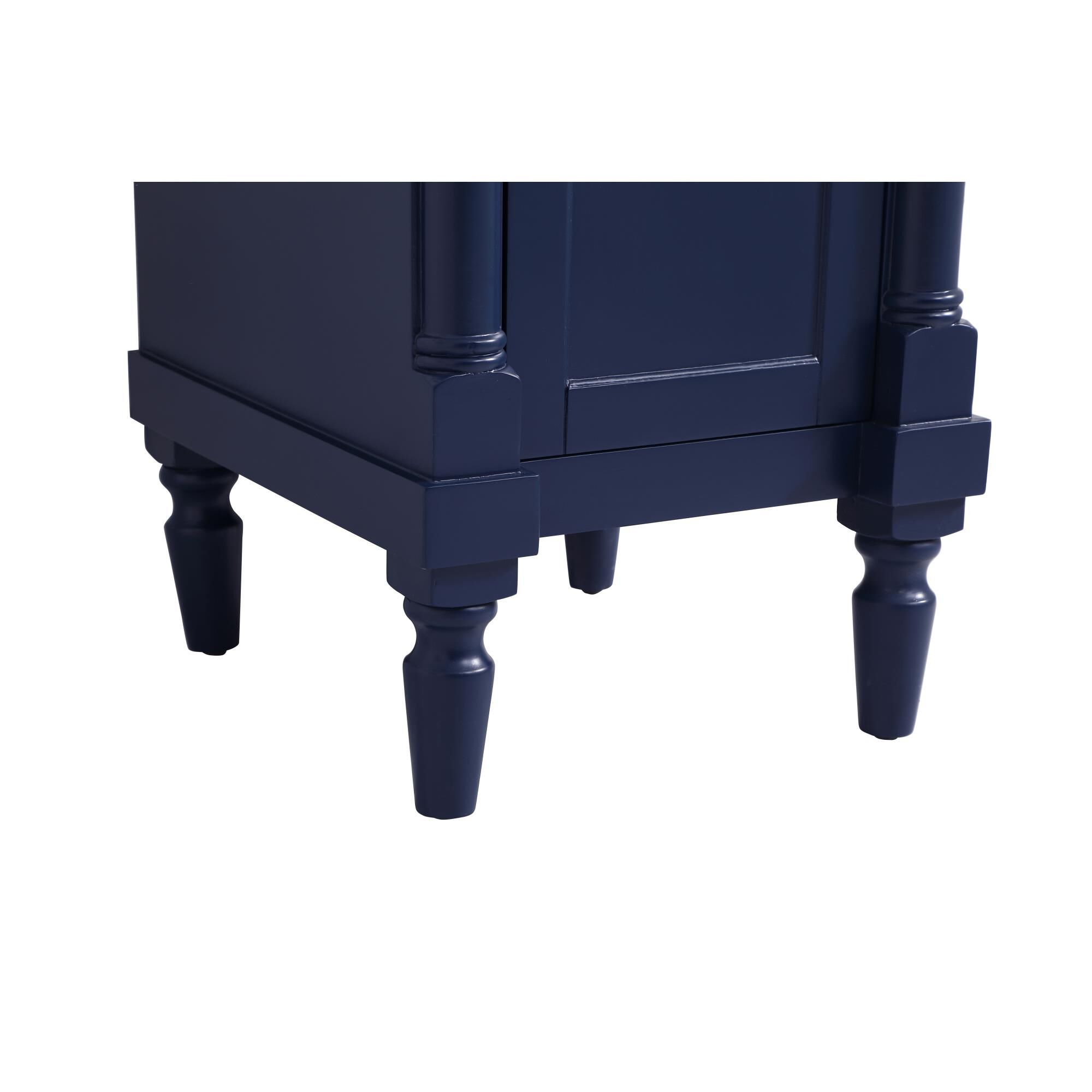 Shown in Blue finish