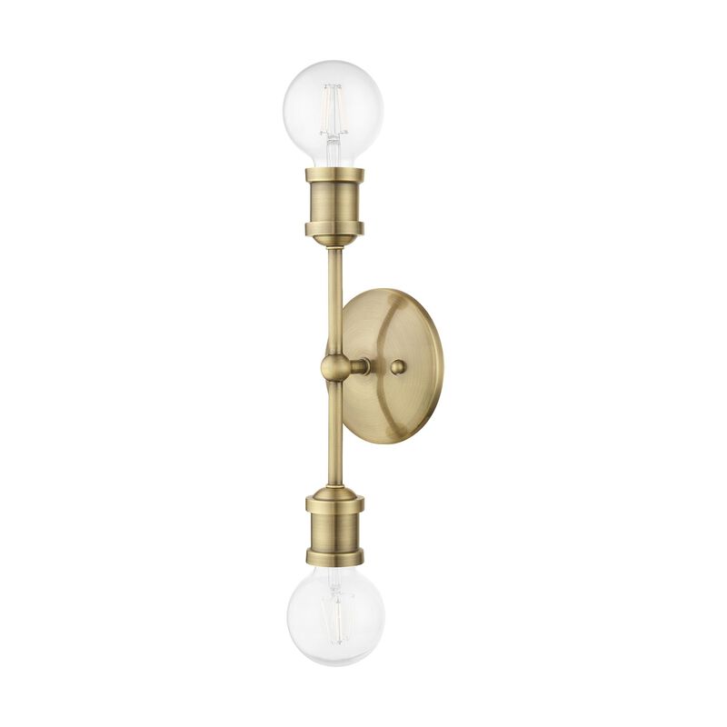 Lansdale 12 Inch 2 Light Bath Vanity Light by Livex Lighting
