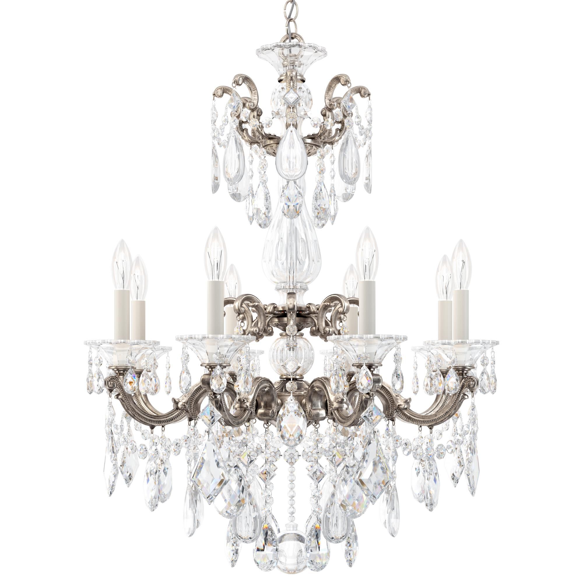 La Scala 25 Inch 8 Light Chandelier by Schonbek