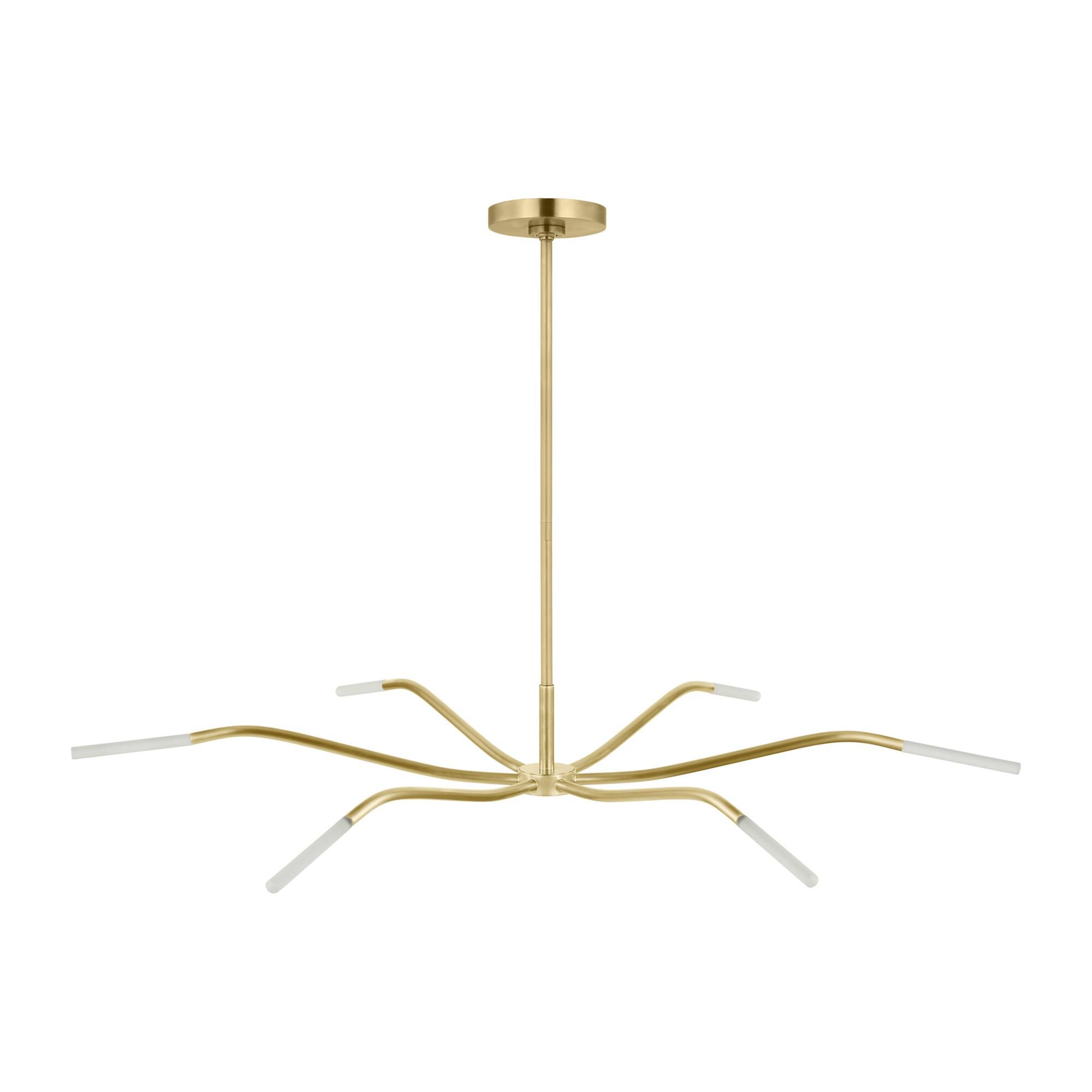 Shown in Hand-Rubbed Antique Brass finish and Opal Etched K9 Crystal glass