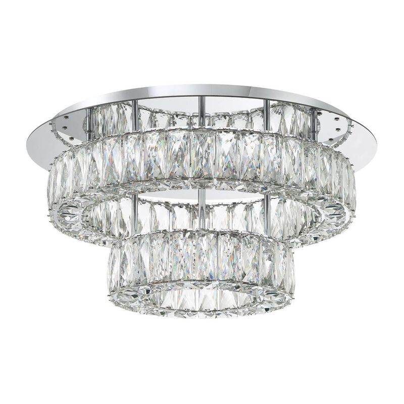 Kinsley 20 Inch Flush Mount by Crystorama