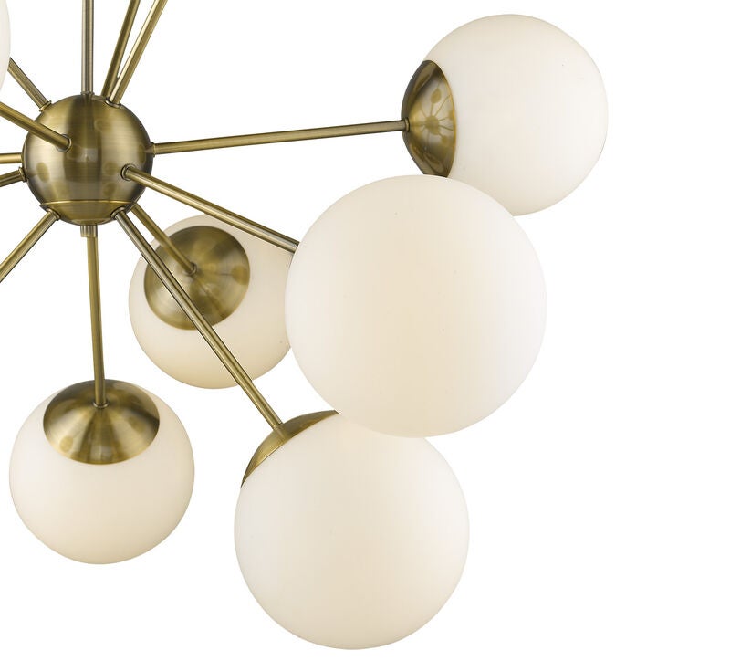 Solea 40 Inch 12 Light Chandelier by Trend Lighting