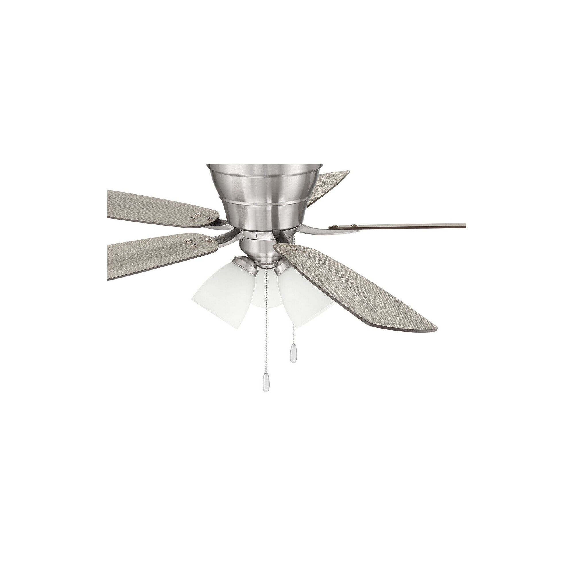 Wheeler 52 3-Light 52 Inch Flush Mount Fan with Light Kit,