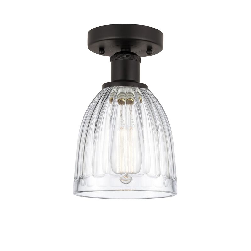 Bruno Marashlian Brookfield 5 Inch 1 Light Semi Flush Mount by Innovations Lighting