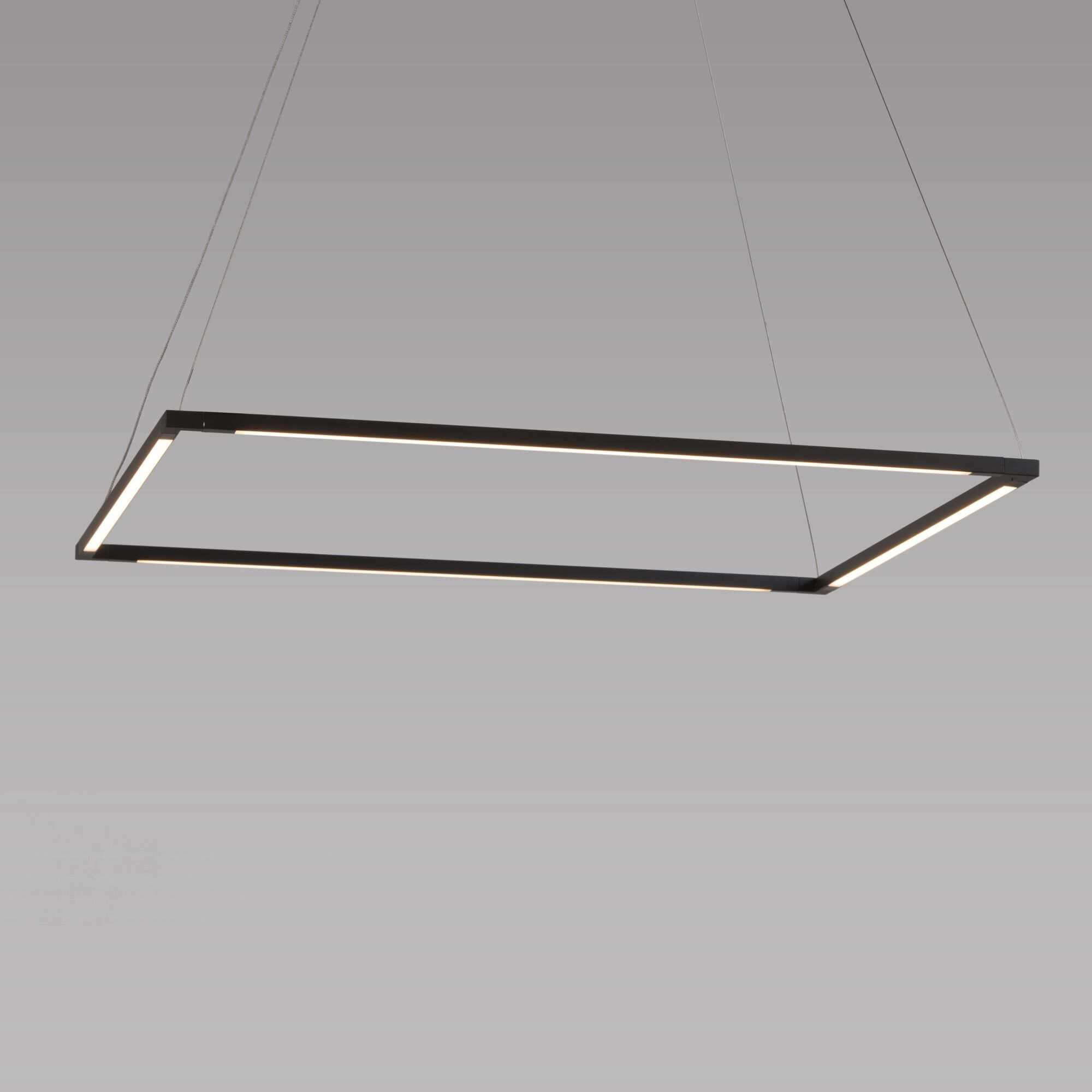 Kenneth Ng, Edmund Ng Z-Bar Pendant 25 Inch LED Large Pendant by Koncept