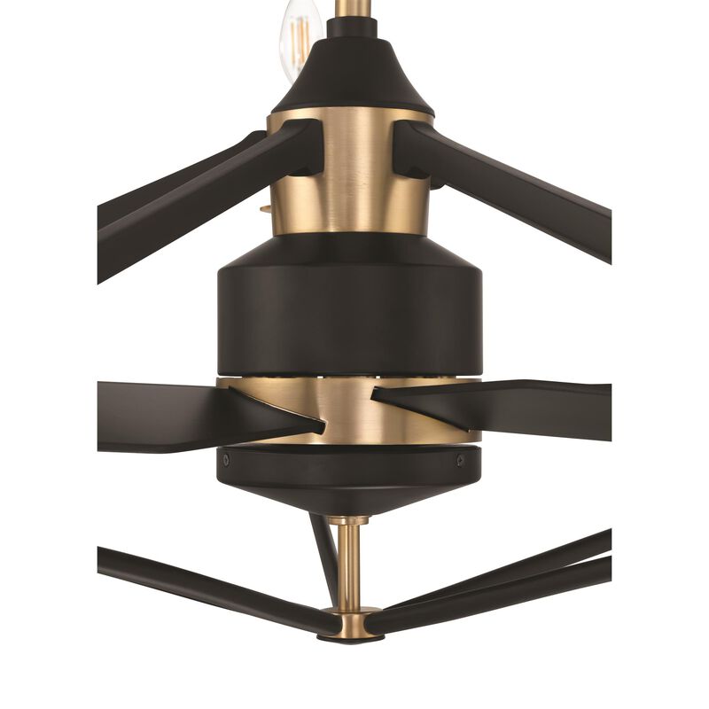 The Reserve 32 24 Inch Chandelier Ceiling Fan with Light Kit by Craftmade