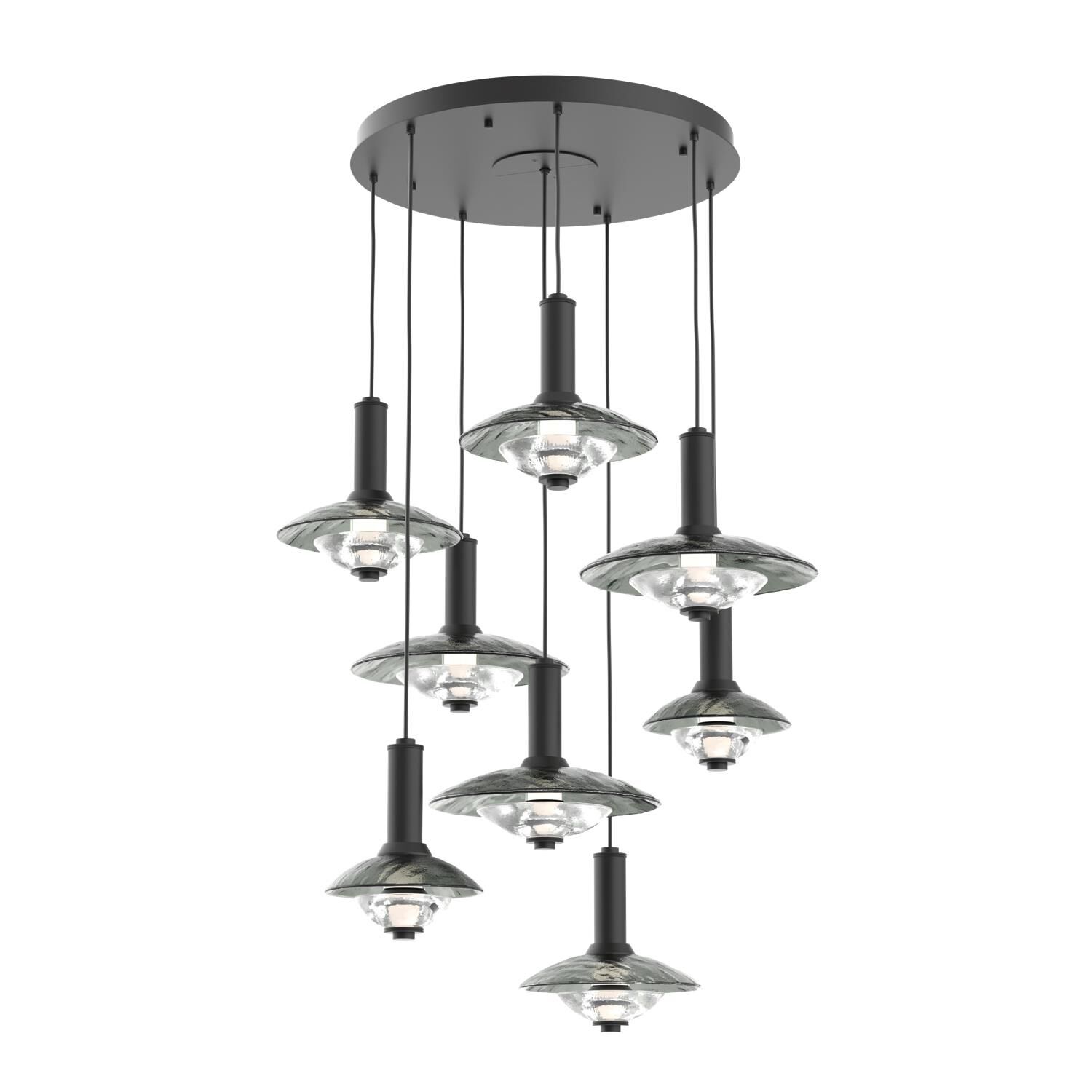 Levi Wilson Cirrus 37 Inch Multi Light Pendant by Hammerton Studio