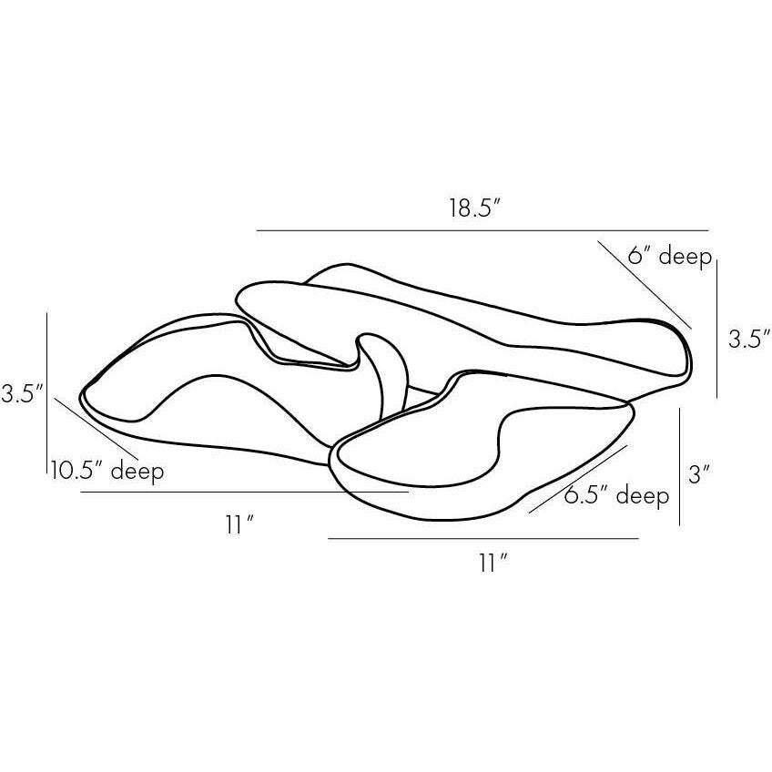 Roll 7 Inch Tray by Arteriors Home