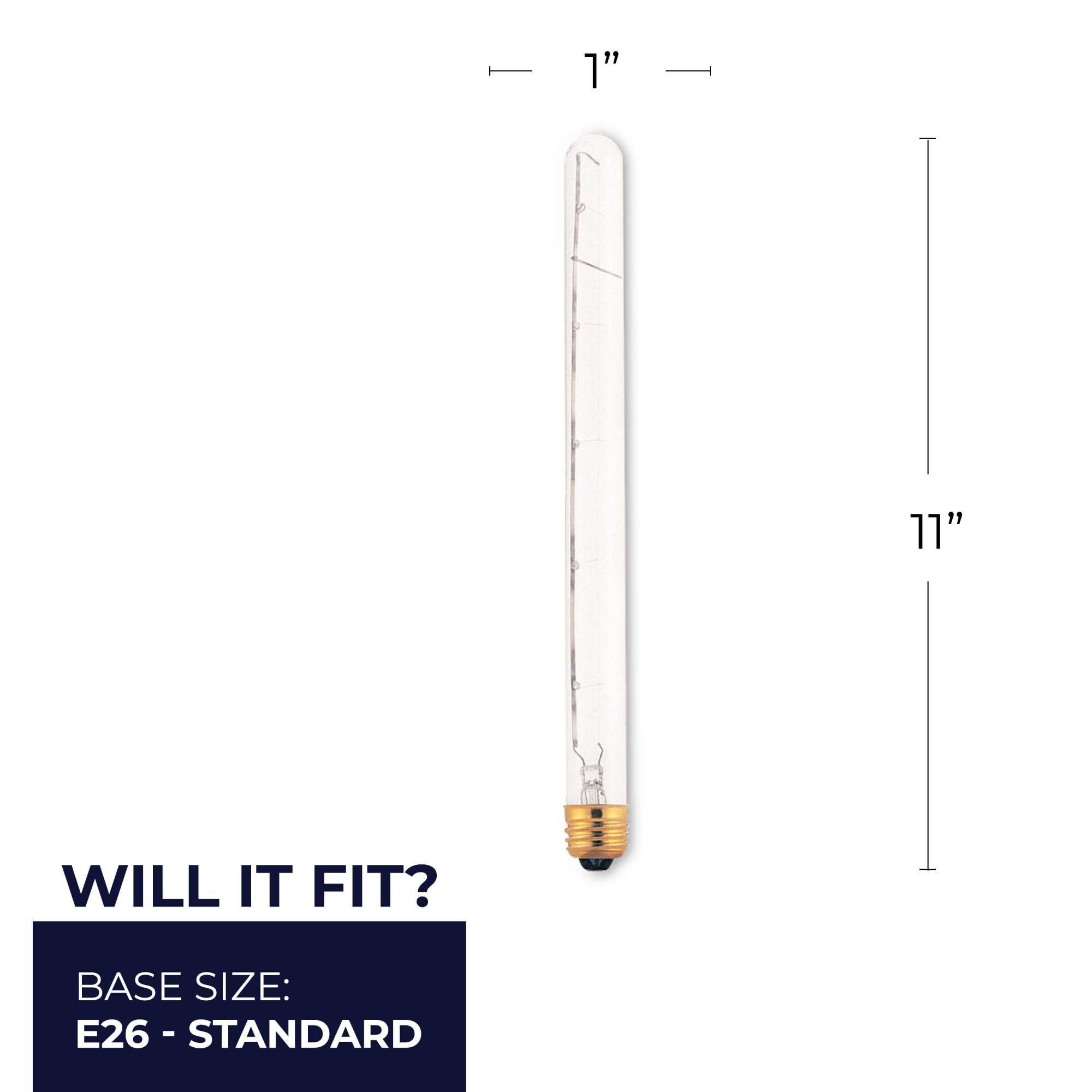 75 Watt 2700K T8 Incandescent Light Bulb,