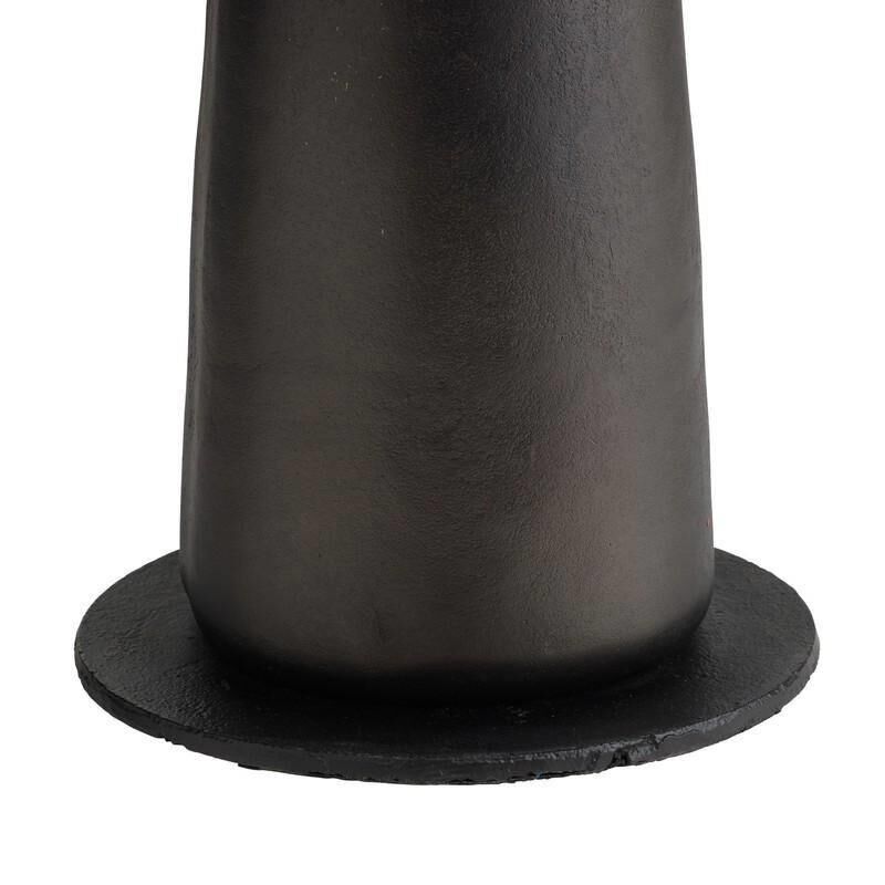 Shown in Antiqued Aluminum finish and Hardback shade