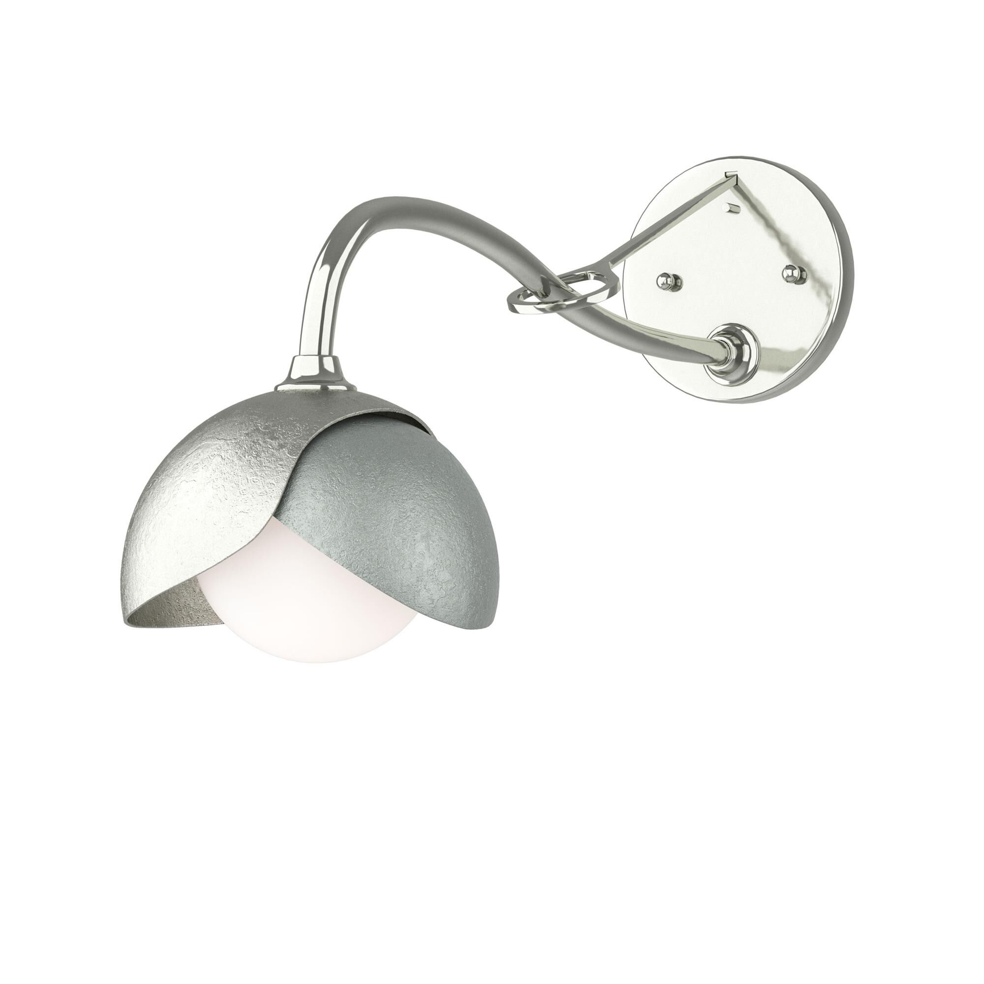 Shown in Sterling finish and Opal glass and Vintage Platinum (82) accent
