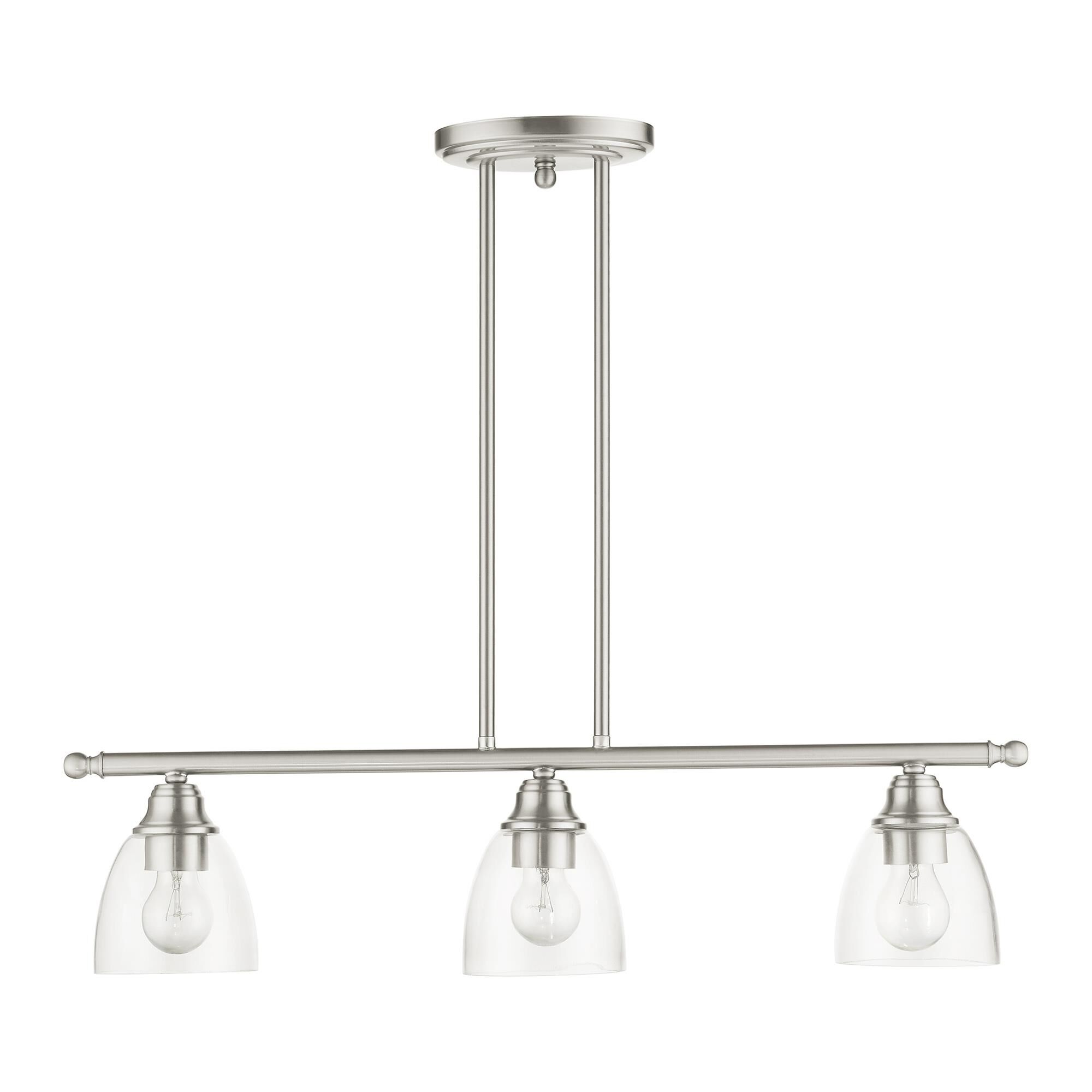 Montgomery 30 Inch 3 Light Linear Suspension Light by Livex Lighting