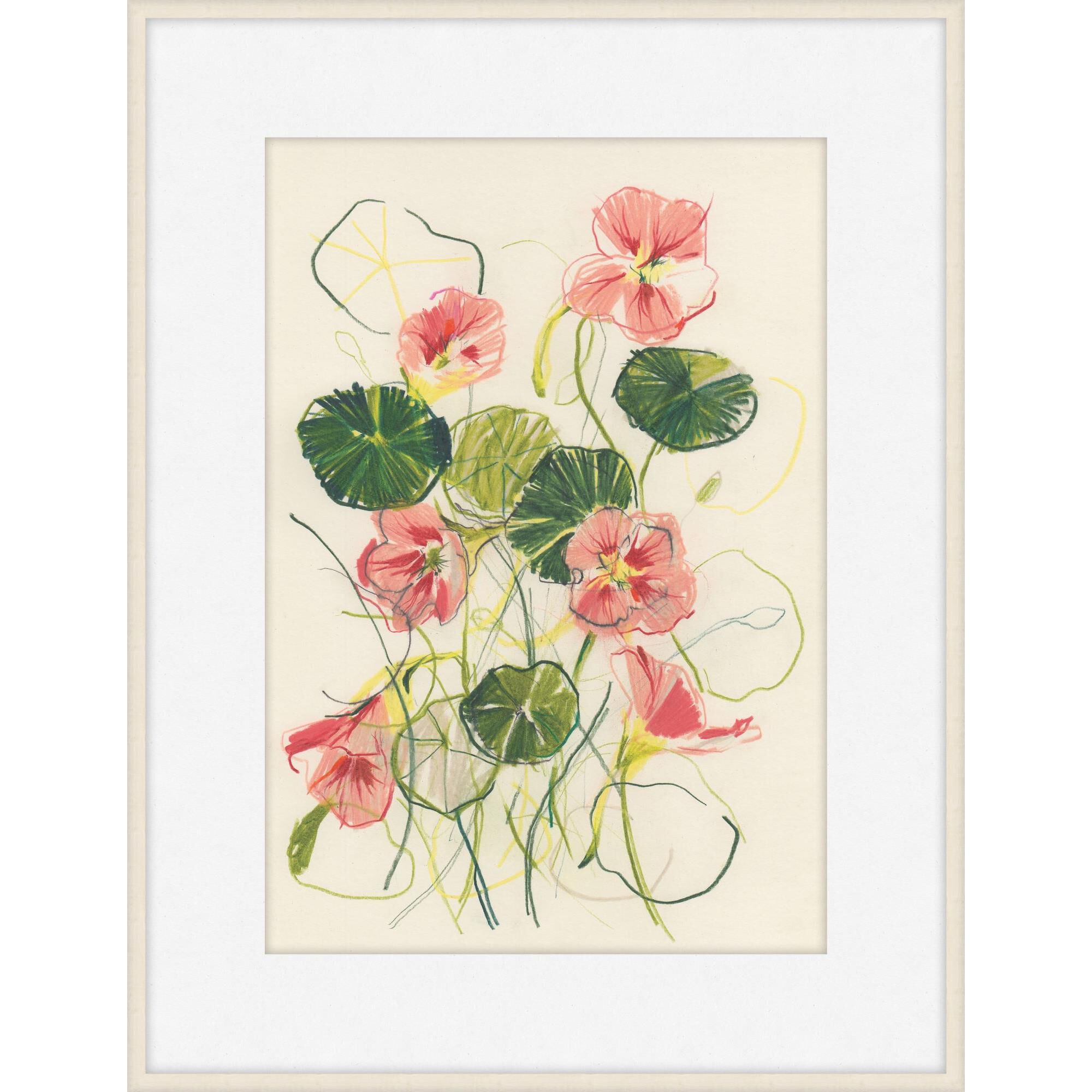 Claudia Lowry Nasturtium Print by LEVEL57
