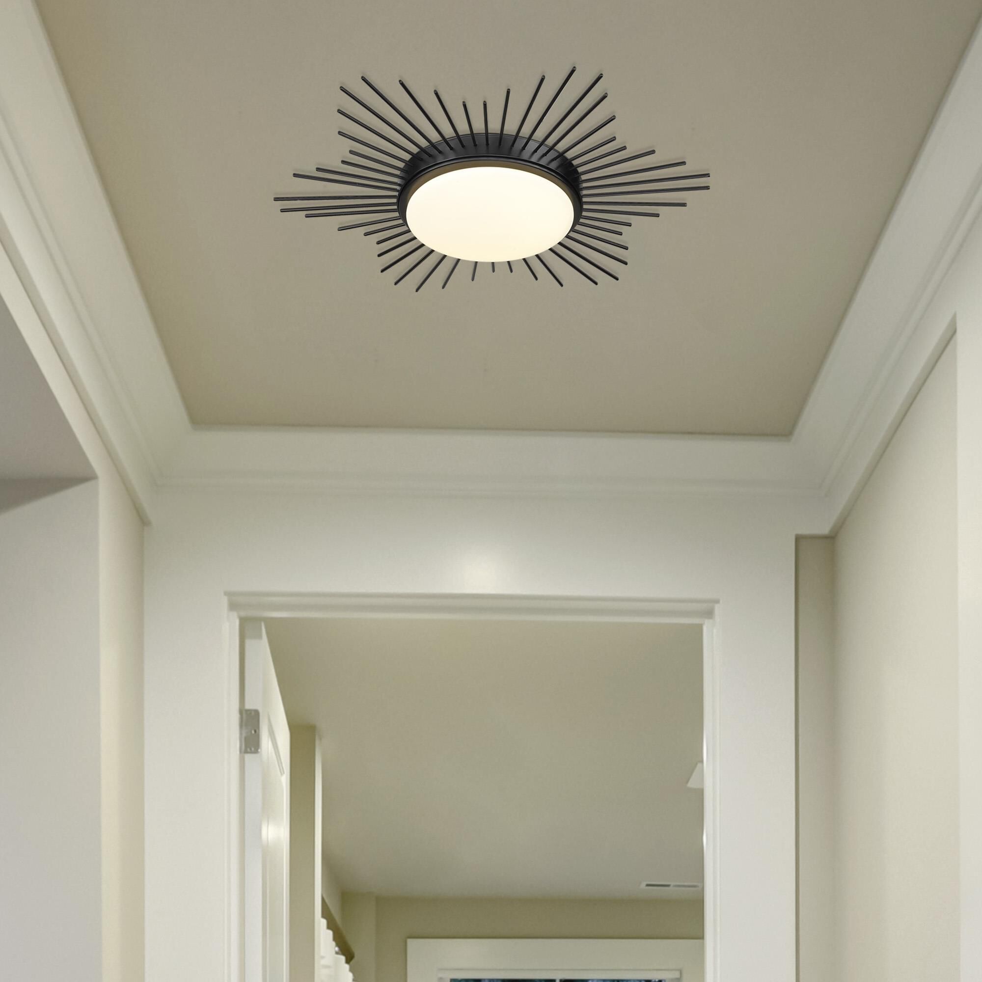 Kieran 18 Inch 1 Light LED Flush Mount by Golden Lighting