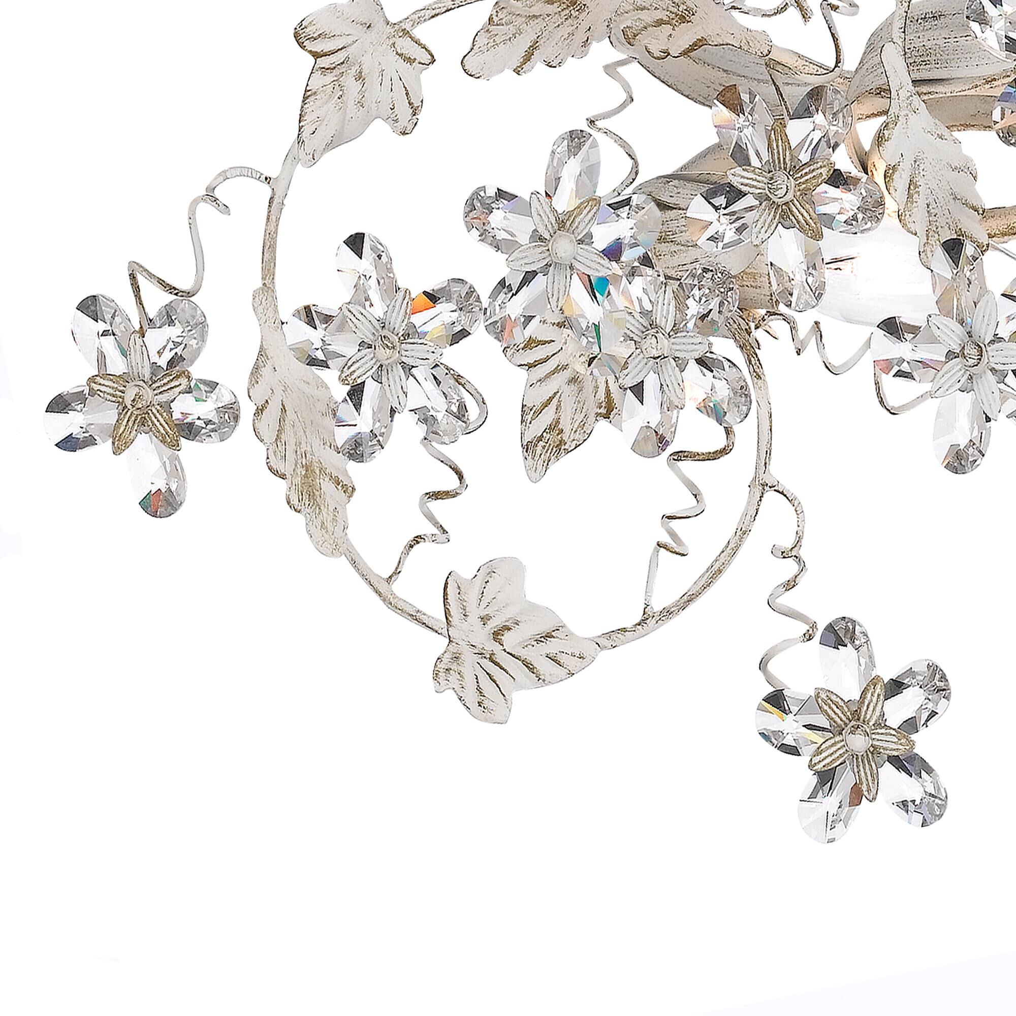Paris Market 16 Inch 6 Light Semi Flush Mount by Crystorama
