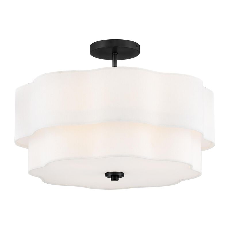 Gwen 20 Inch 4 Light Semi Flush Mount by Hinkley