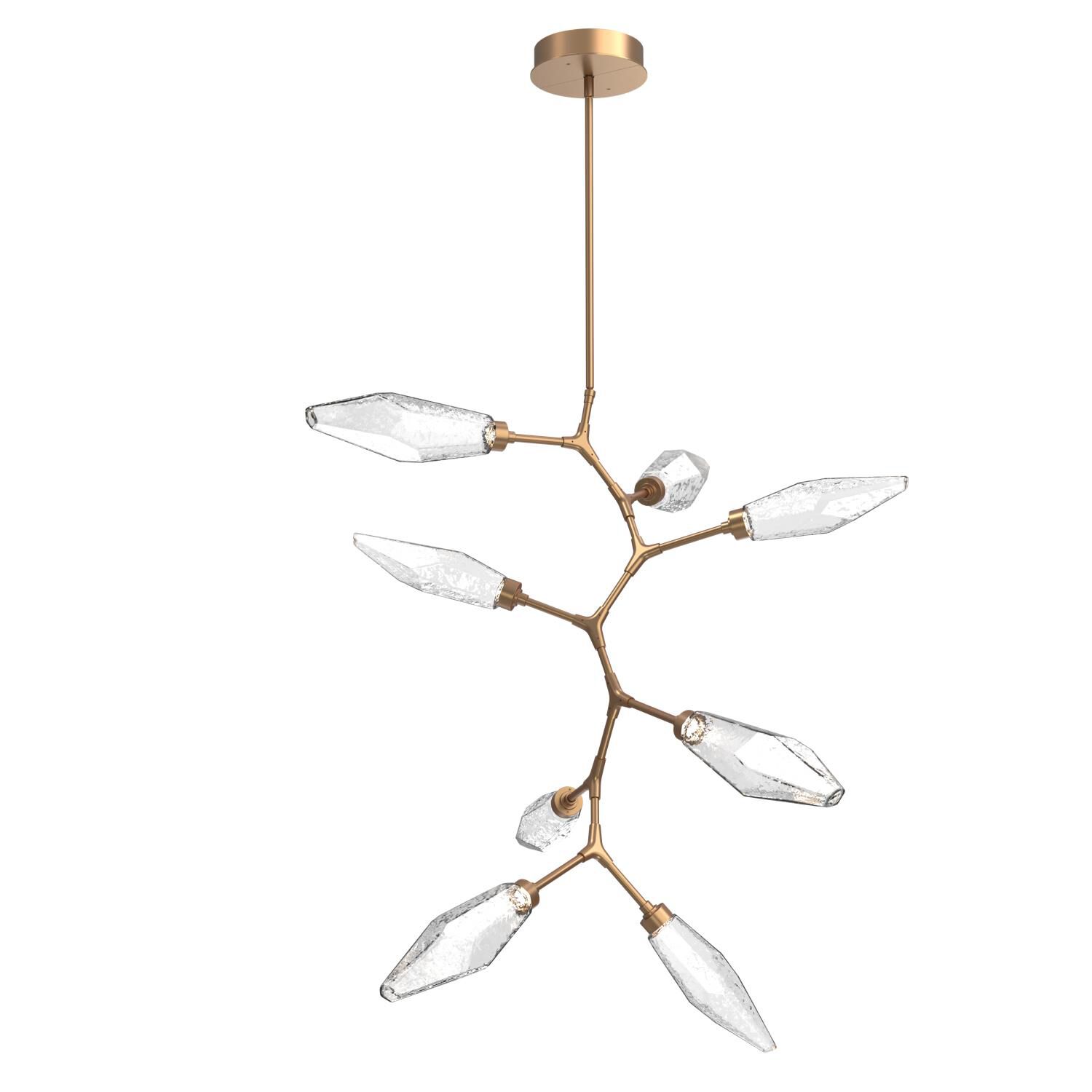 Rock Crystal Multi Light Pendant by Hammerton Studio