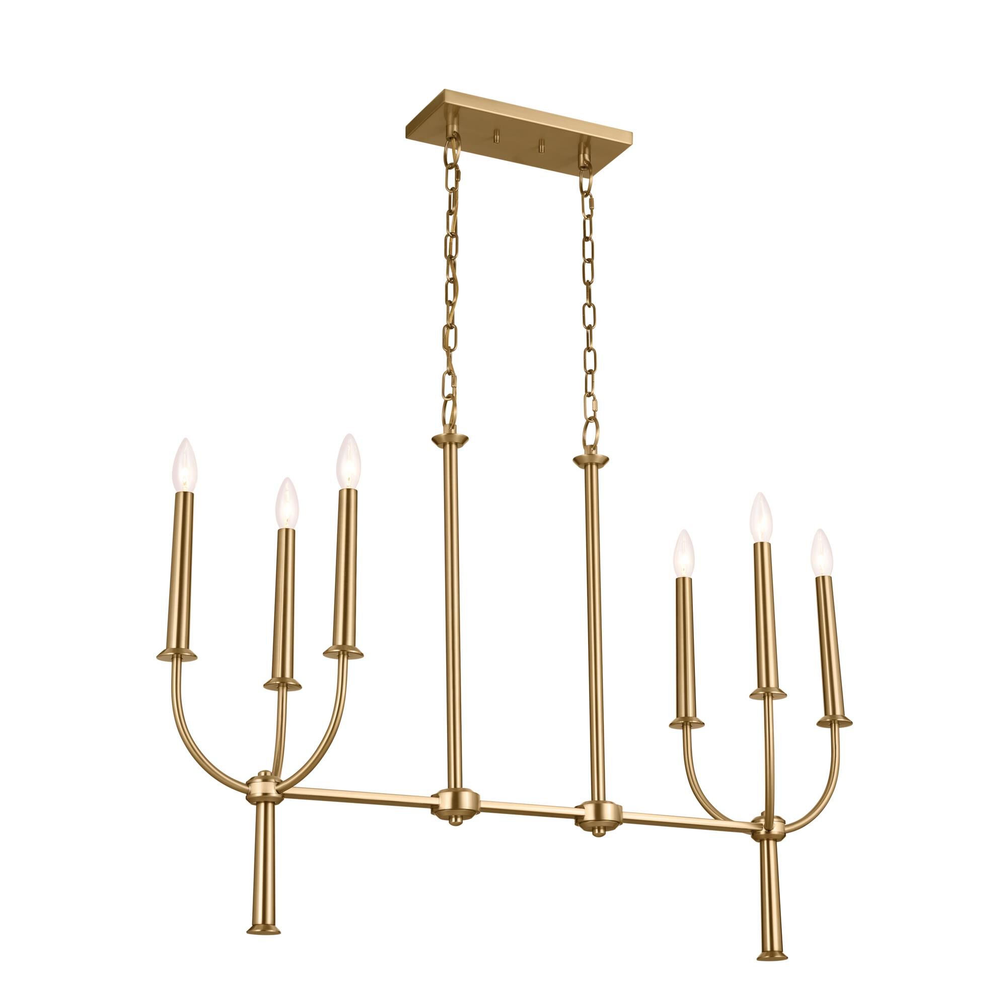Shown in Brushed Natural Brass finish