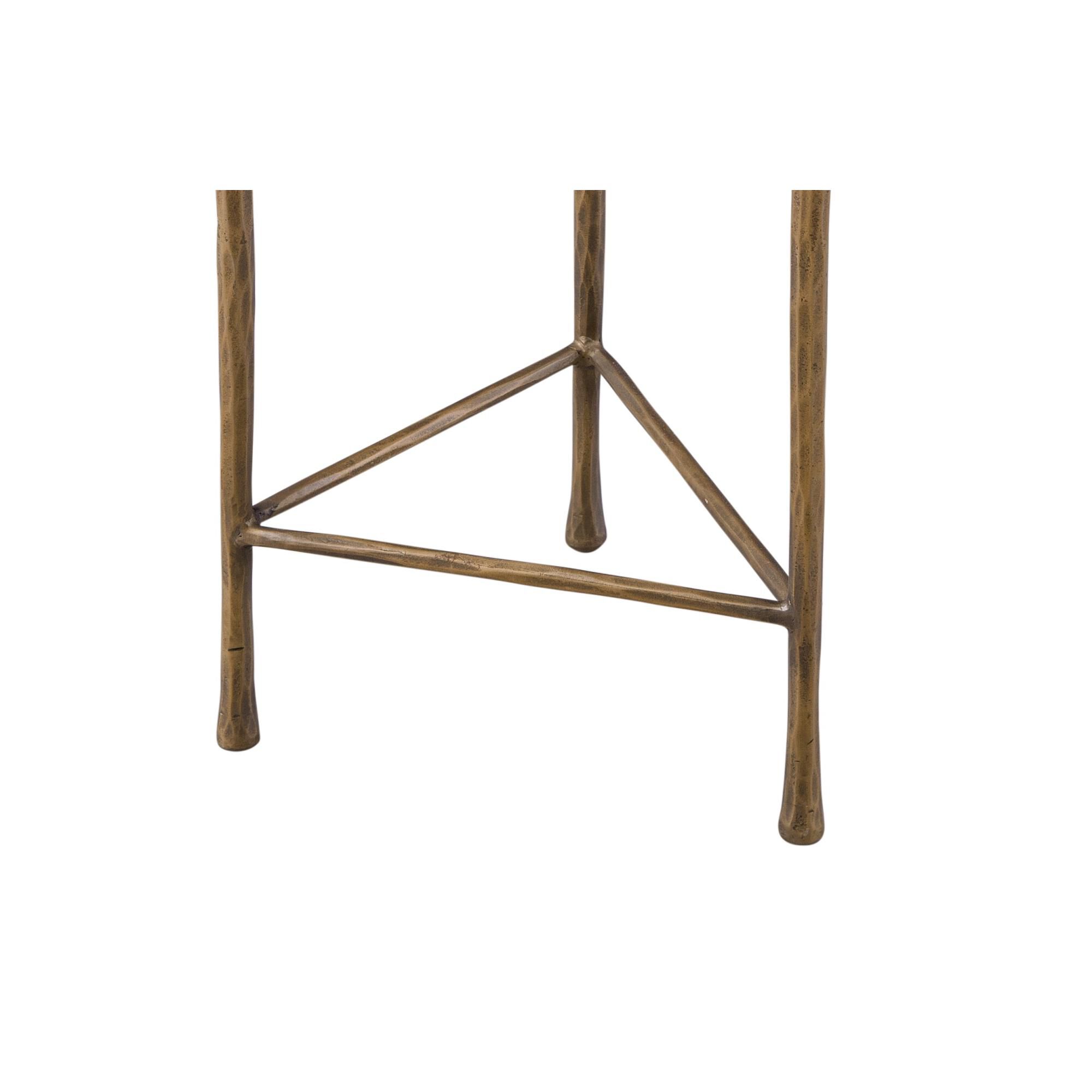 Shown in Brass and White finish