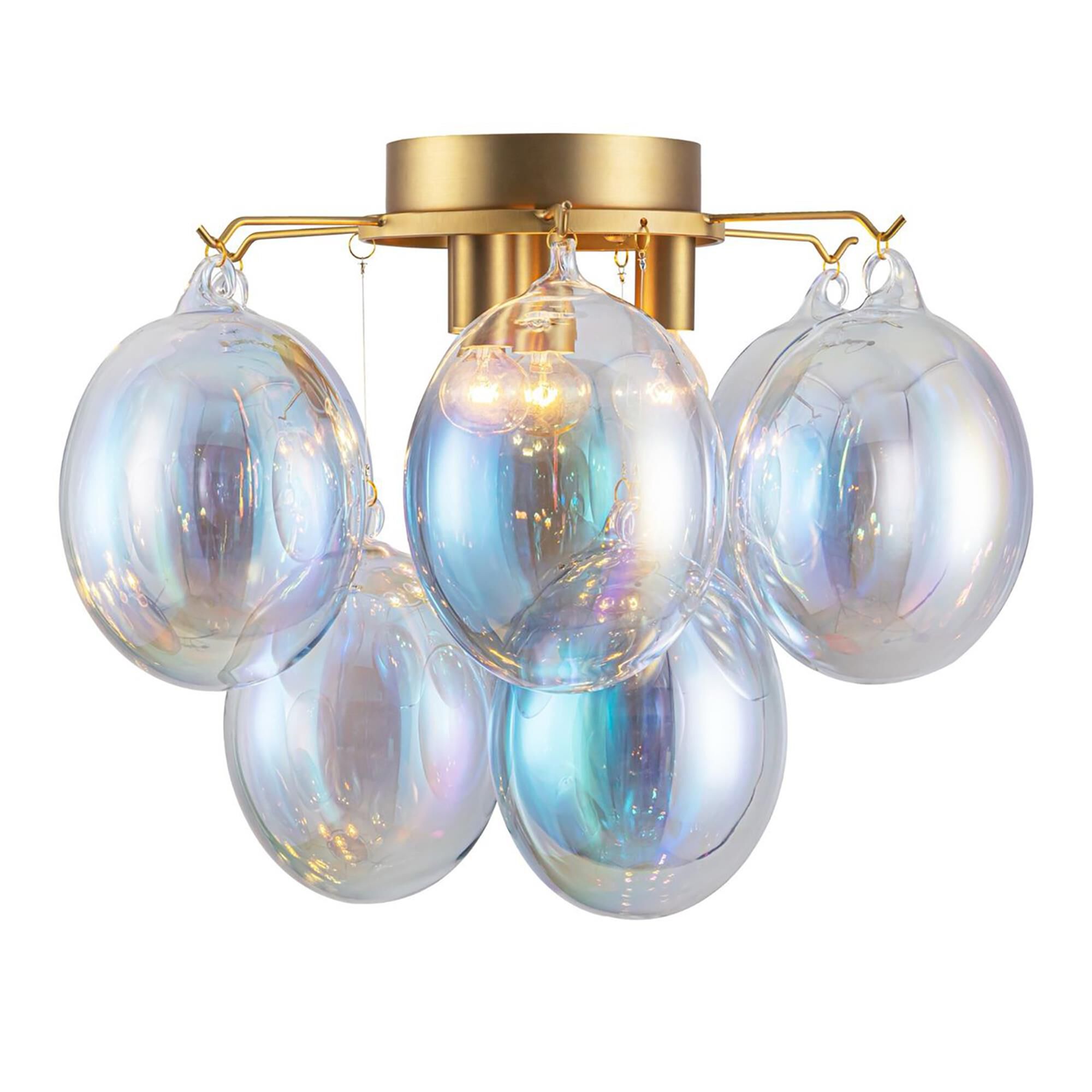 Globo 16 Inch Semi Flush Mount,
