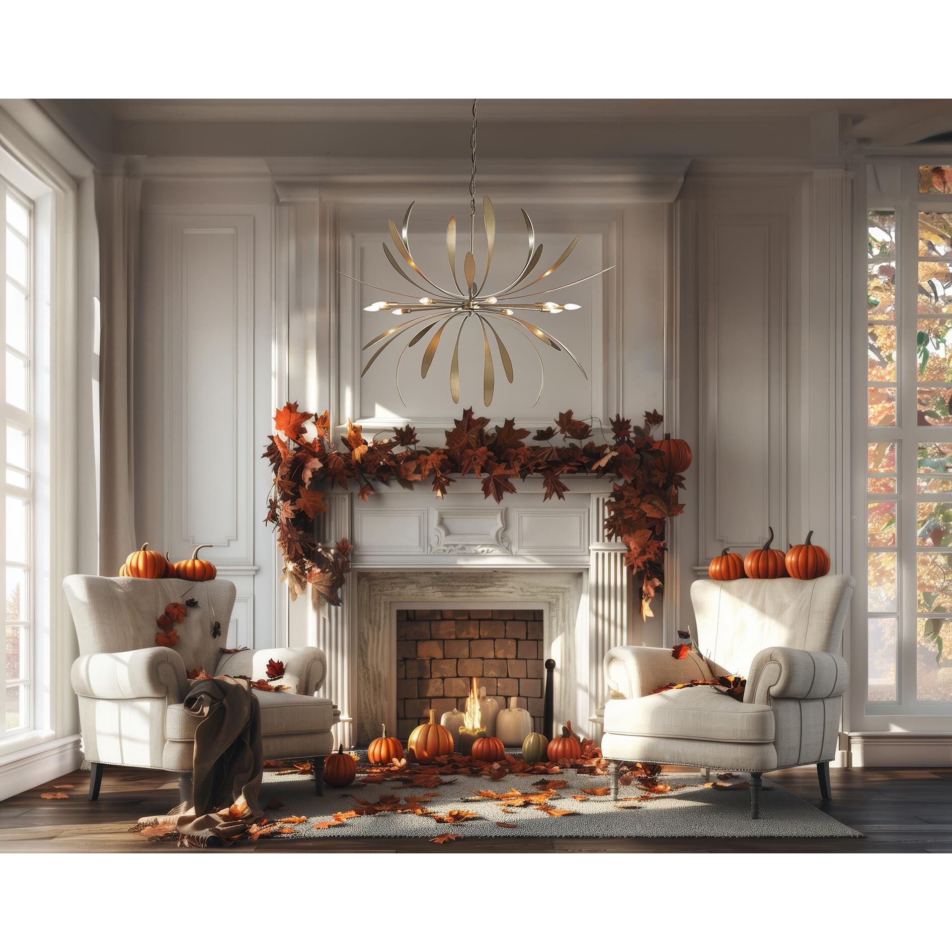 Dahlia Large Pendant by Hubbardton Forge