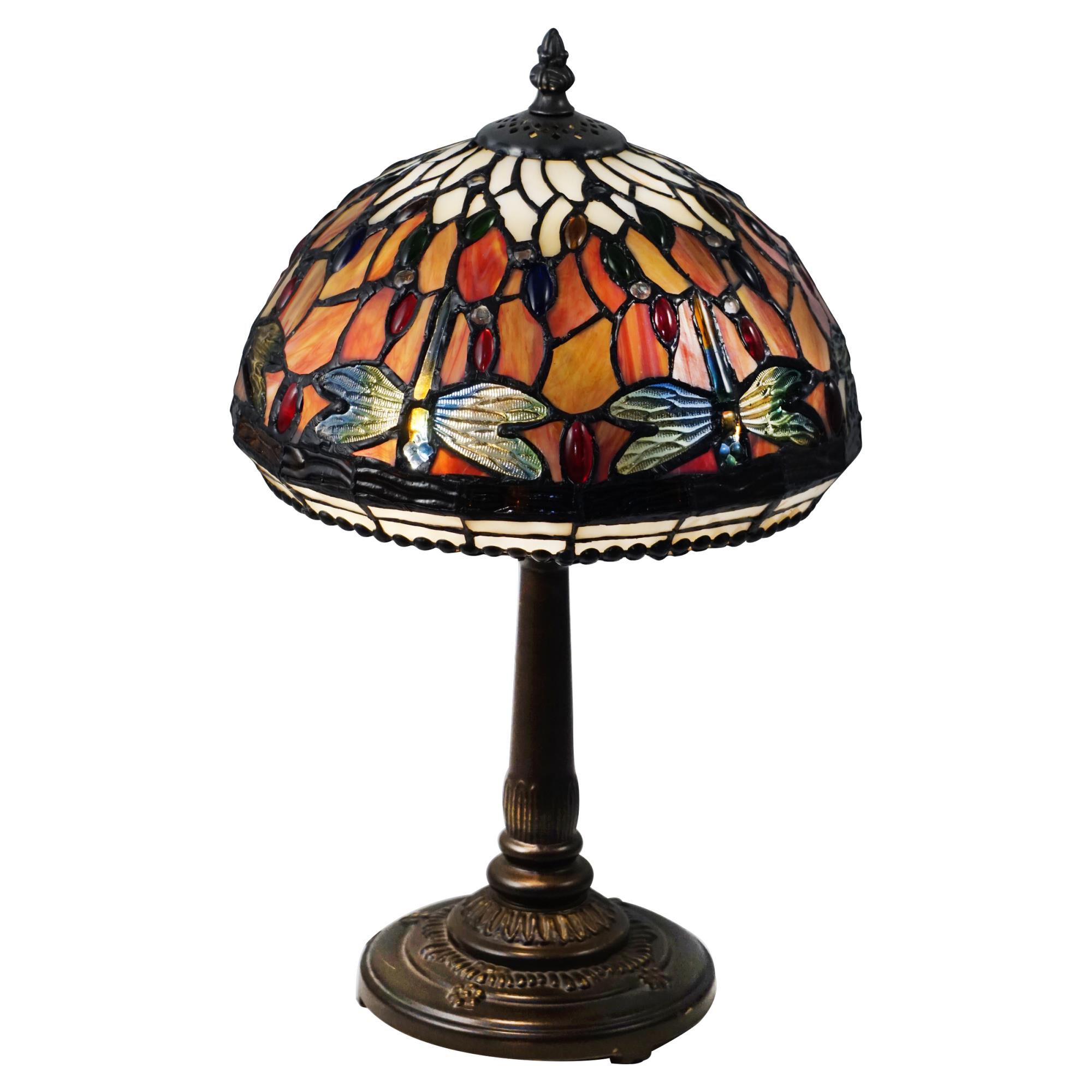 Tavis Dragonfly 16 Inch Table Lamp by Dale Tiffany