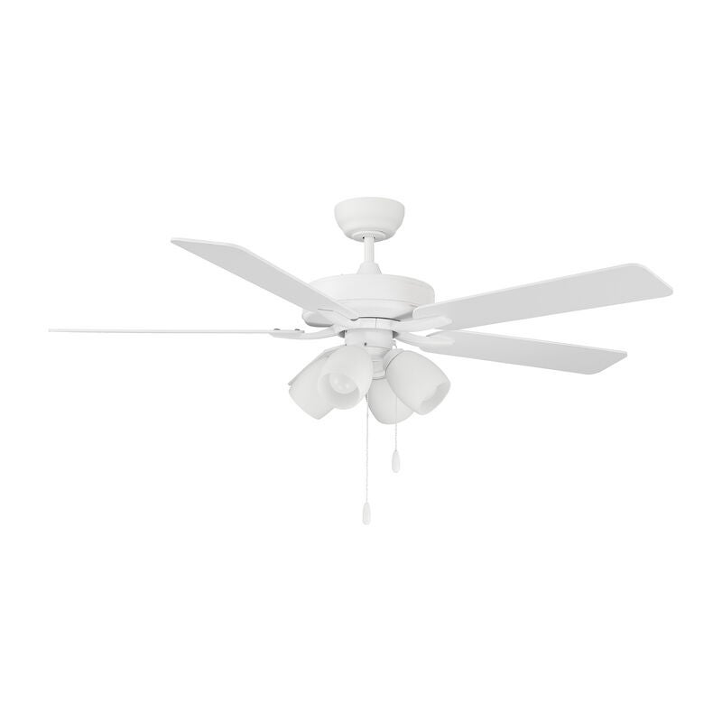 52 Inch Ceiling Fan with Light Kit by Meridian Lighting