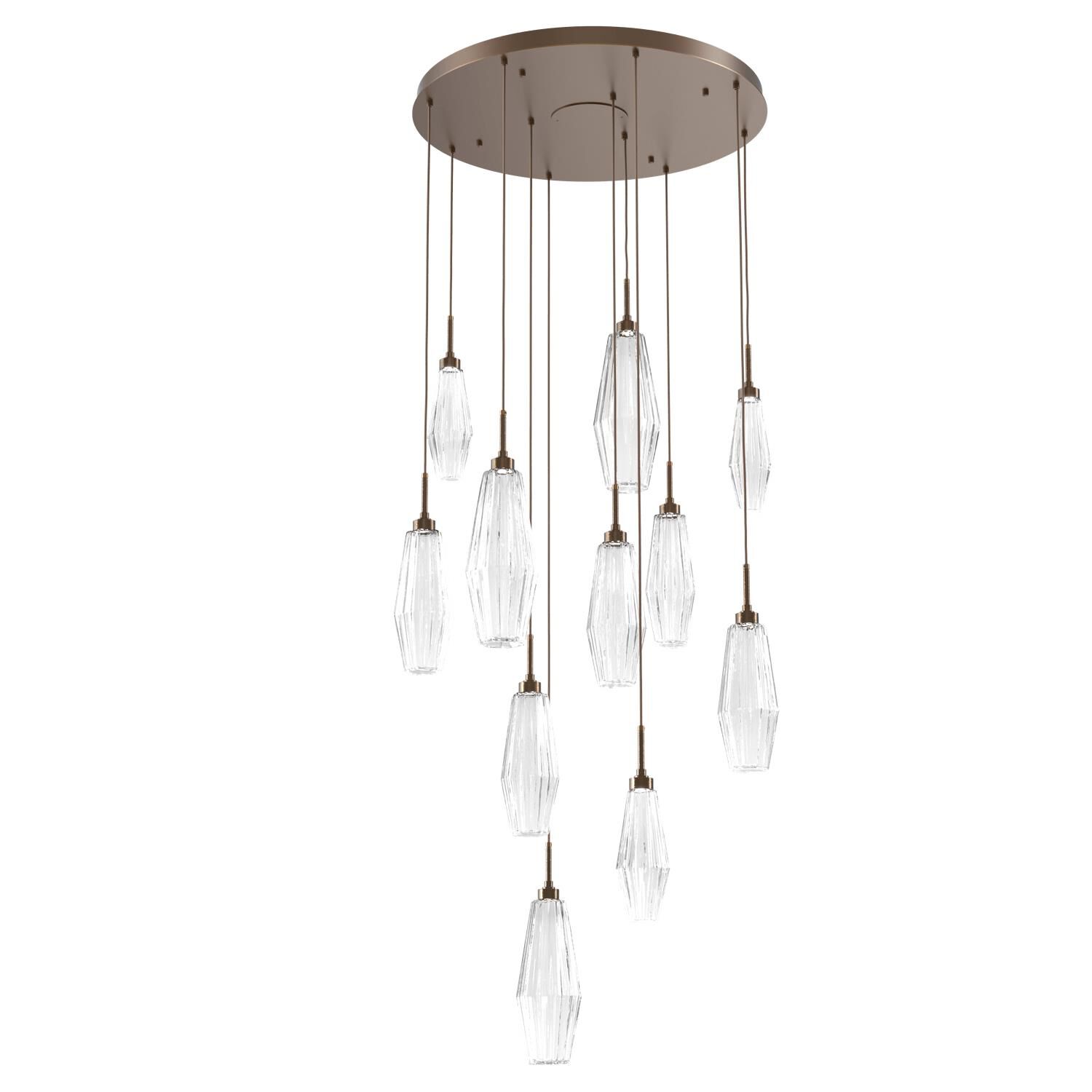 Aalto 33 Inch 11 Light LED Multi Light Pendant by Hammerton Studio