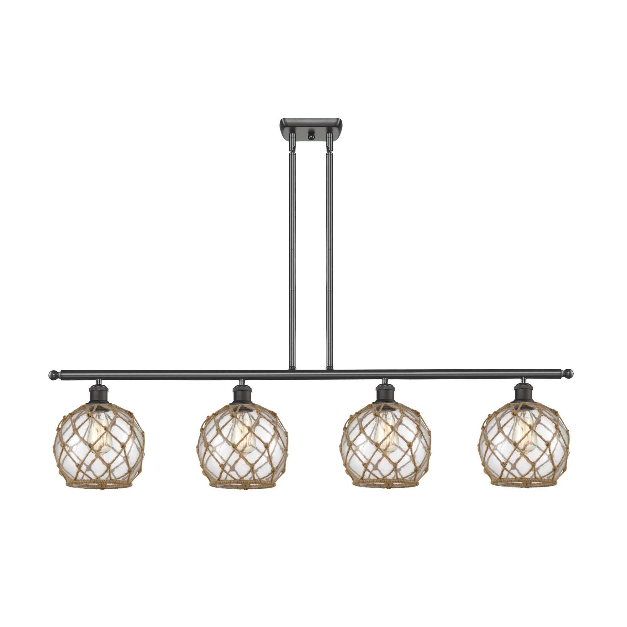 Bruno Marashlian Farmhouse Rope 48 Inch Linear Suspension Light by Innovations Lighting