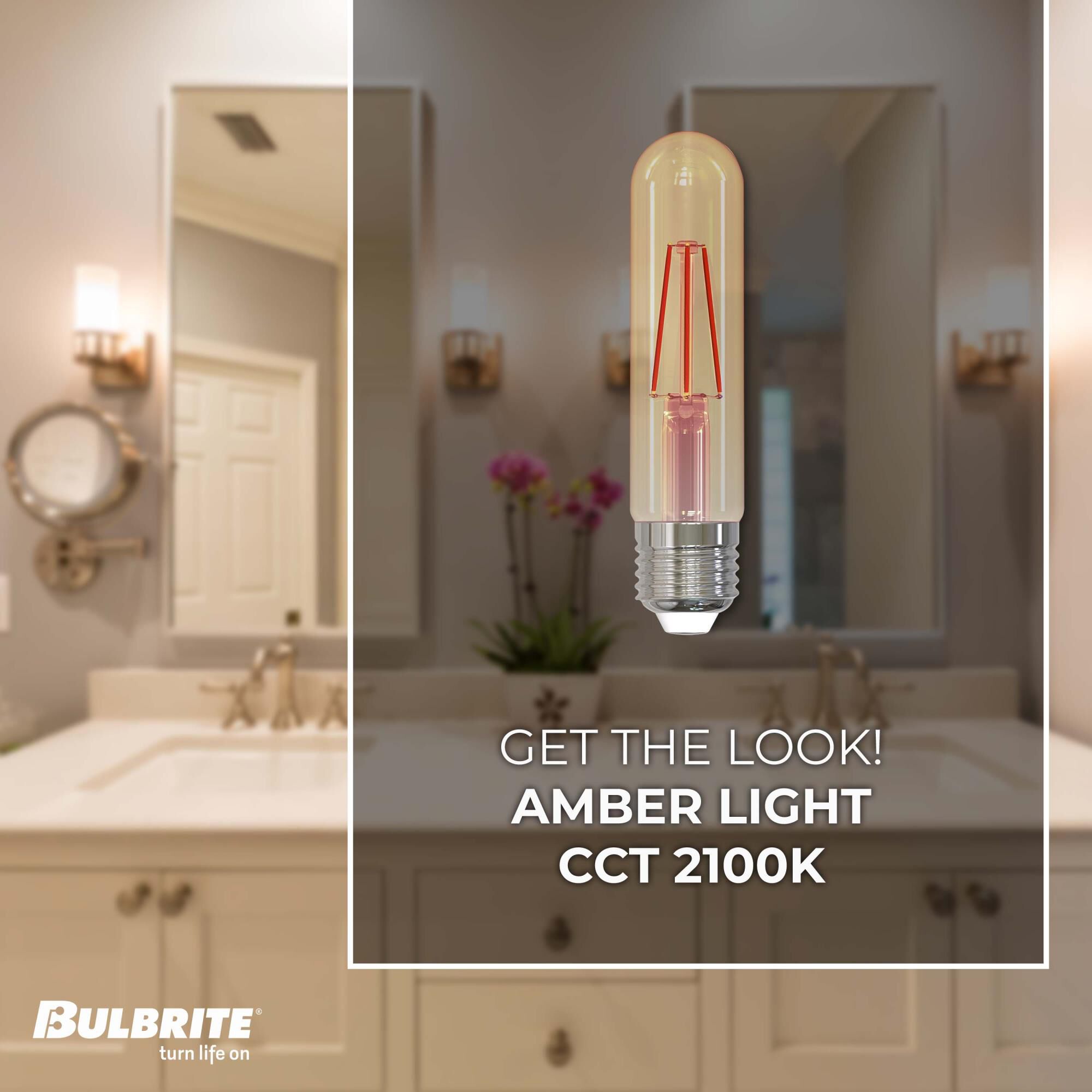 Dimmable 3 Watt 2100K T9 LED Light Bulb,