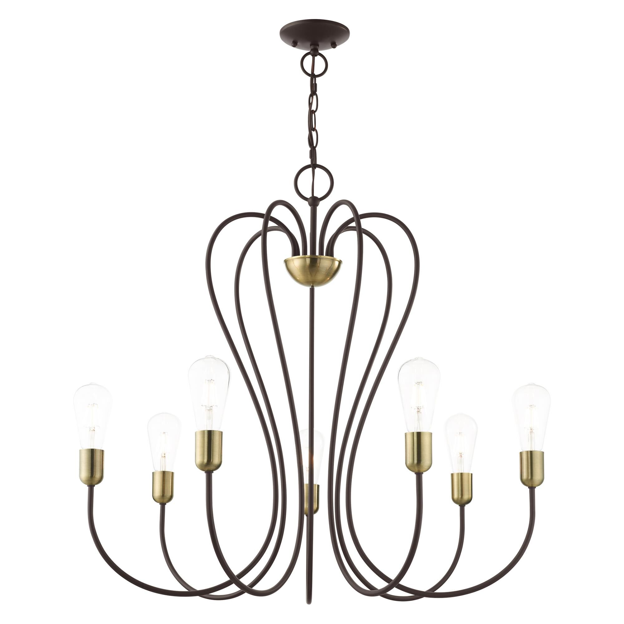 Lucerne 7 Light Chandelier by Livex Lighting