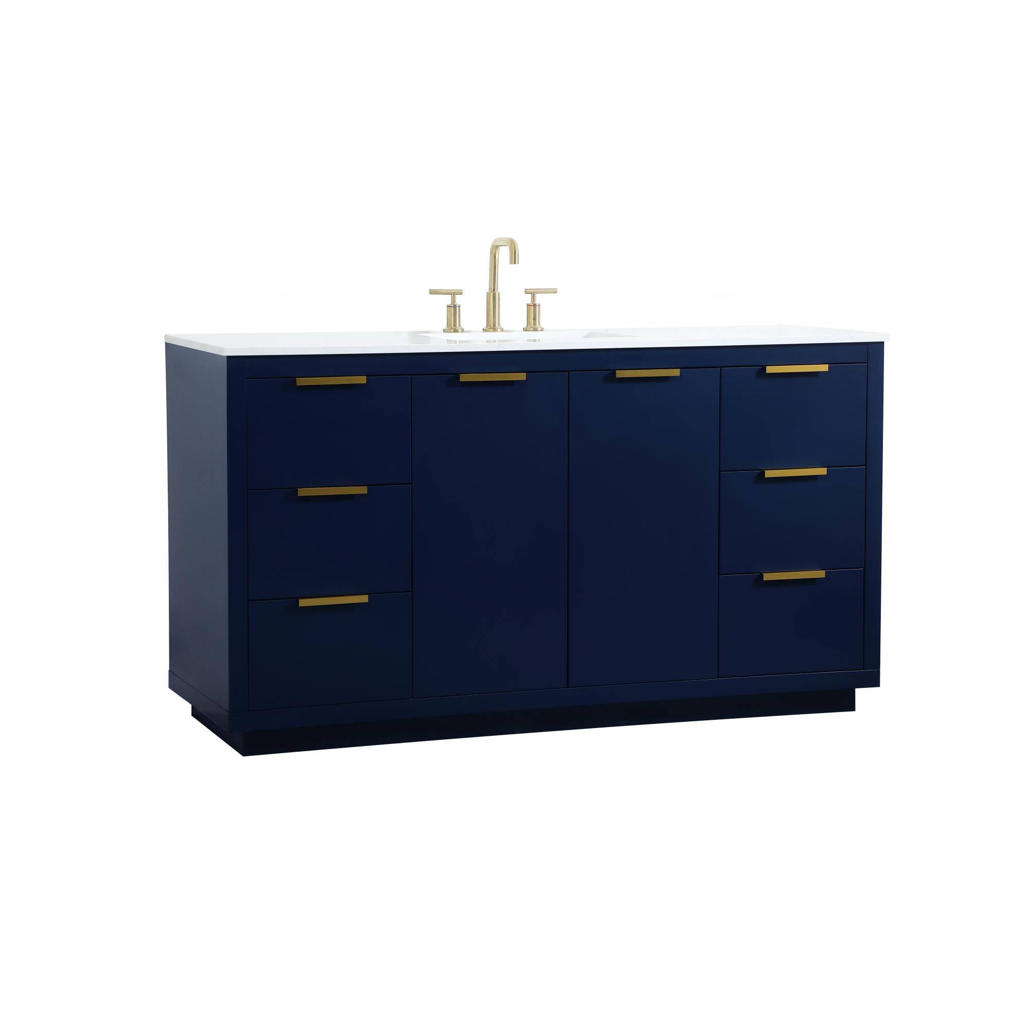 Blake 60 Inch Bath Vanity by Elegant Decor