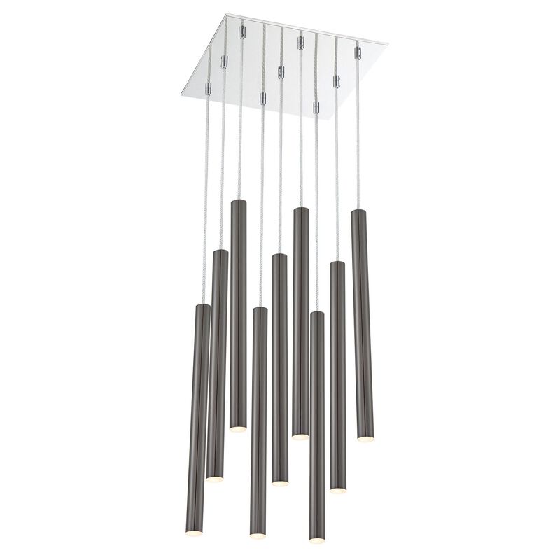 Forest 14 Inch 9 Light LED Linear Suspension Light by Z-Lite