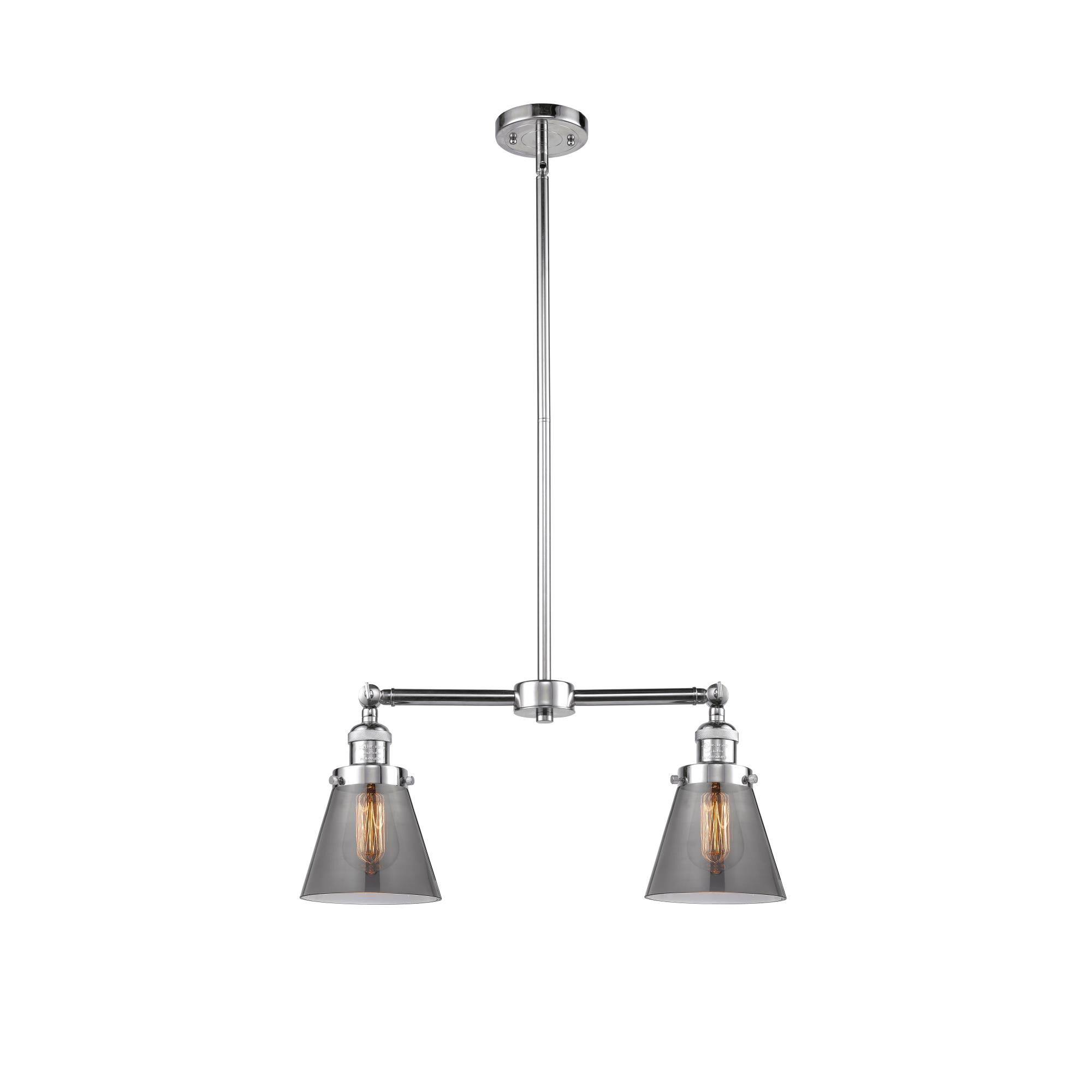 Bruno Marashlian Small Cone 21 Inch 2 Light Mini Chandelier by Innovations Lighting