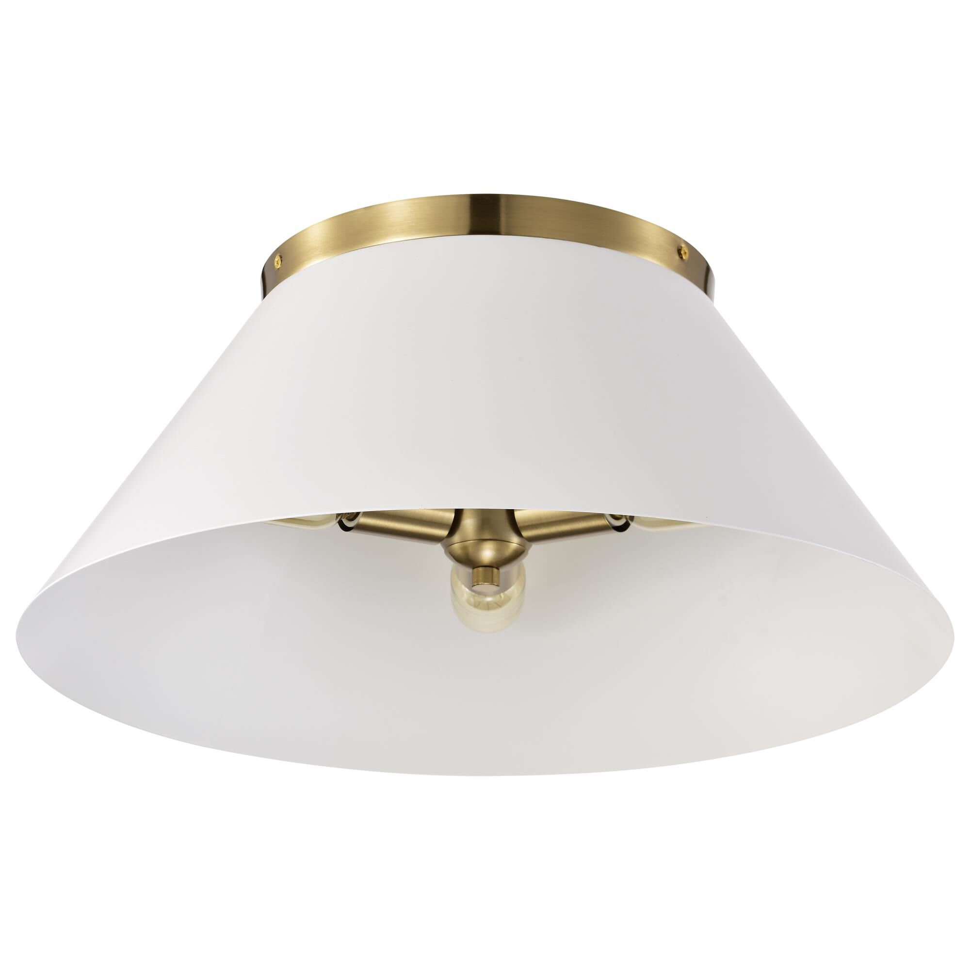 Dover 20 Inch 3 Light Flush Mount by Nuvo Lighting