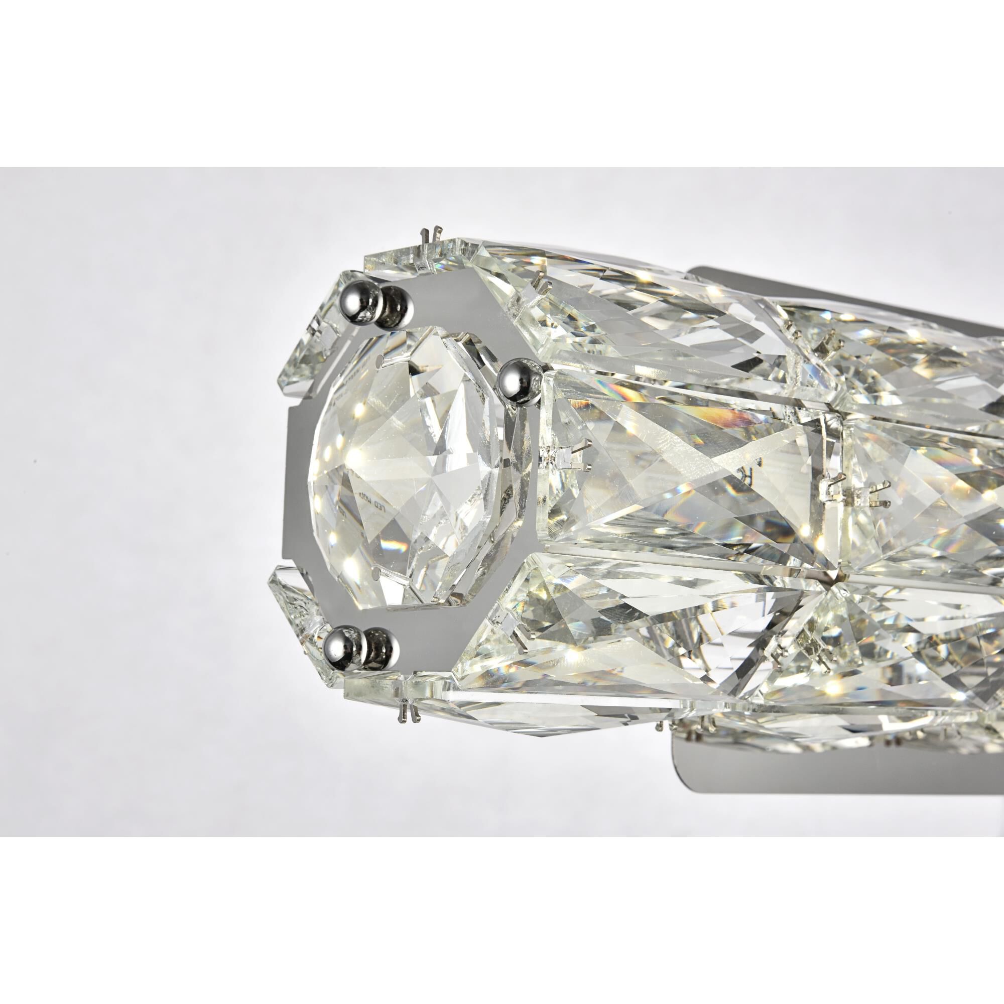 Shown in Chrome finish and Clear Royal Cut crystal