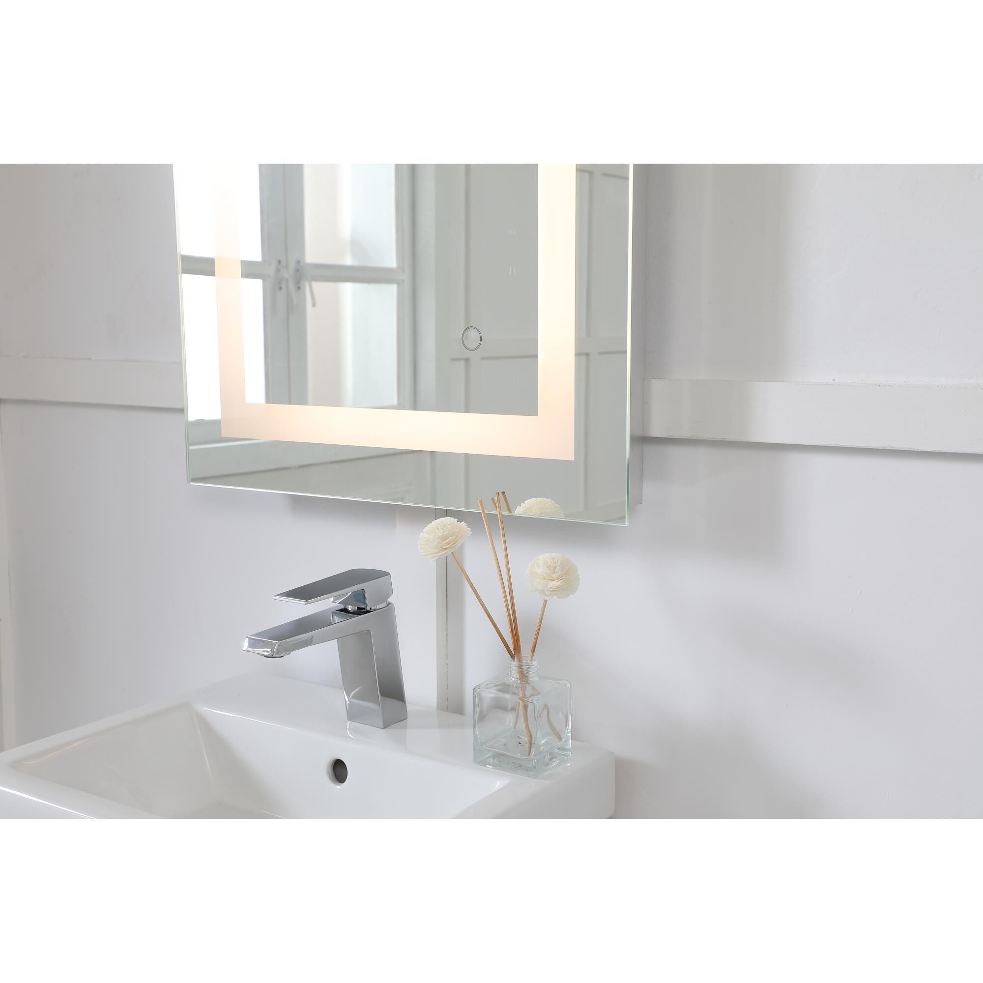 Helios LED Lighted Mirrors by Elegant Decor