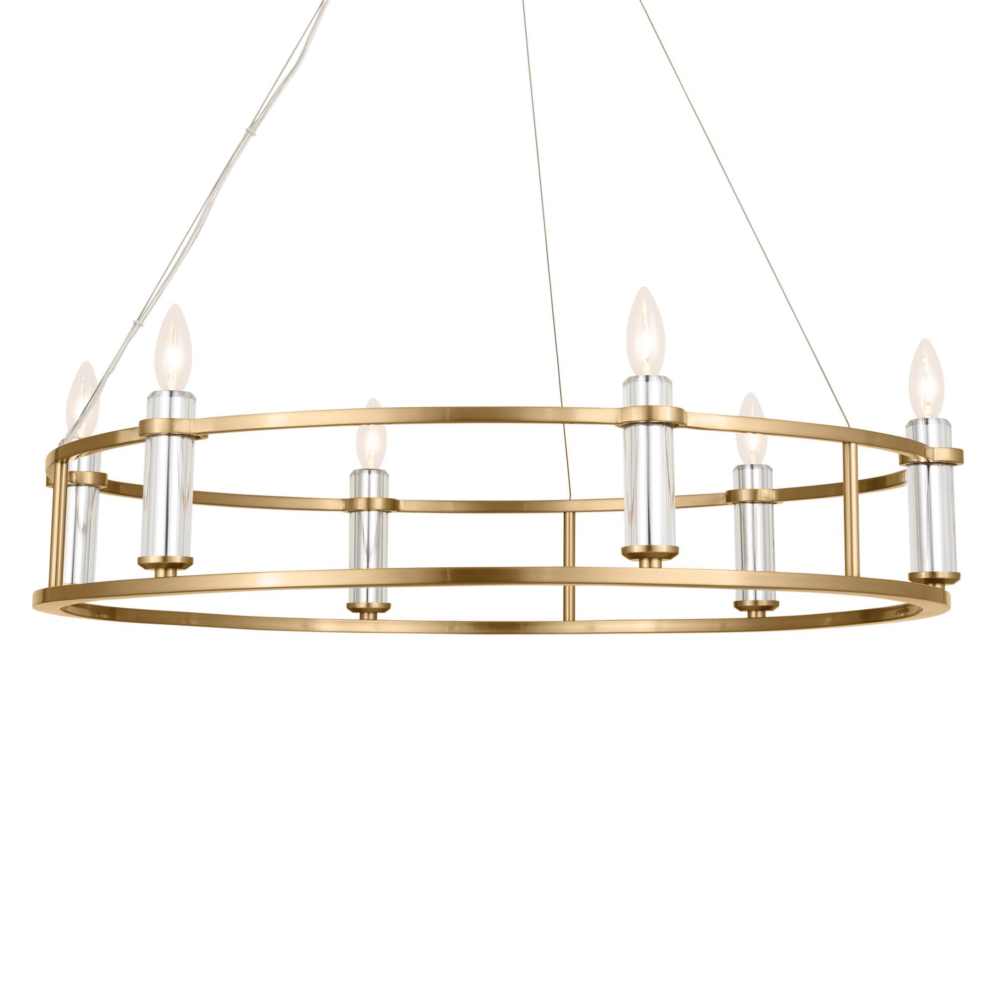 Shown in Brushed Natural Brass finish