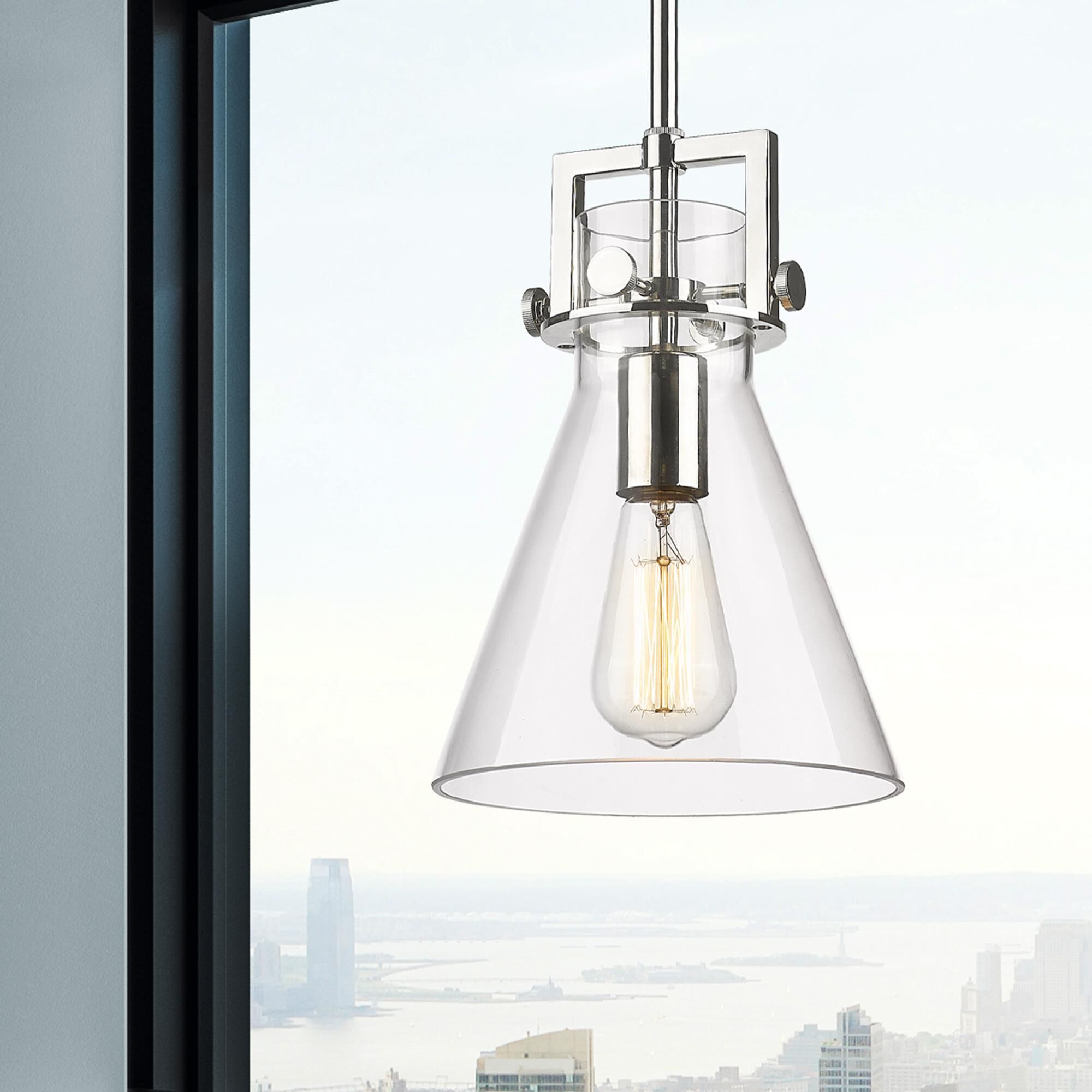 Bruno Marashlian Newton Cone 8 Inch Mini Pendant by Innovations Lighting