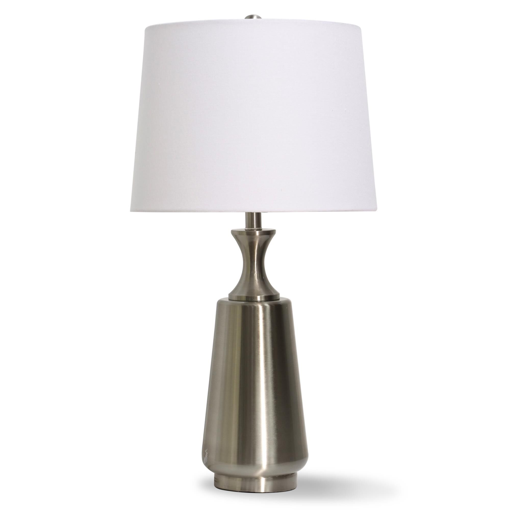 Steel 29 Inch Table Lamp by Stylecraft