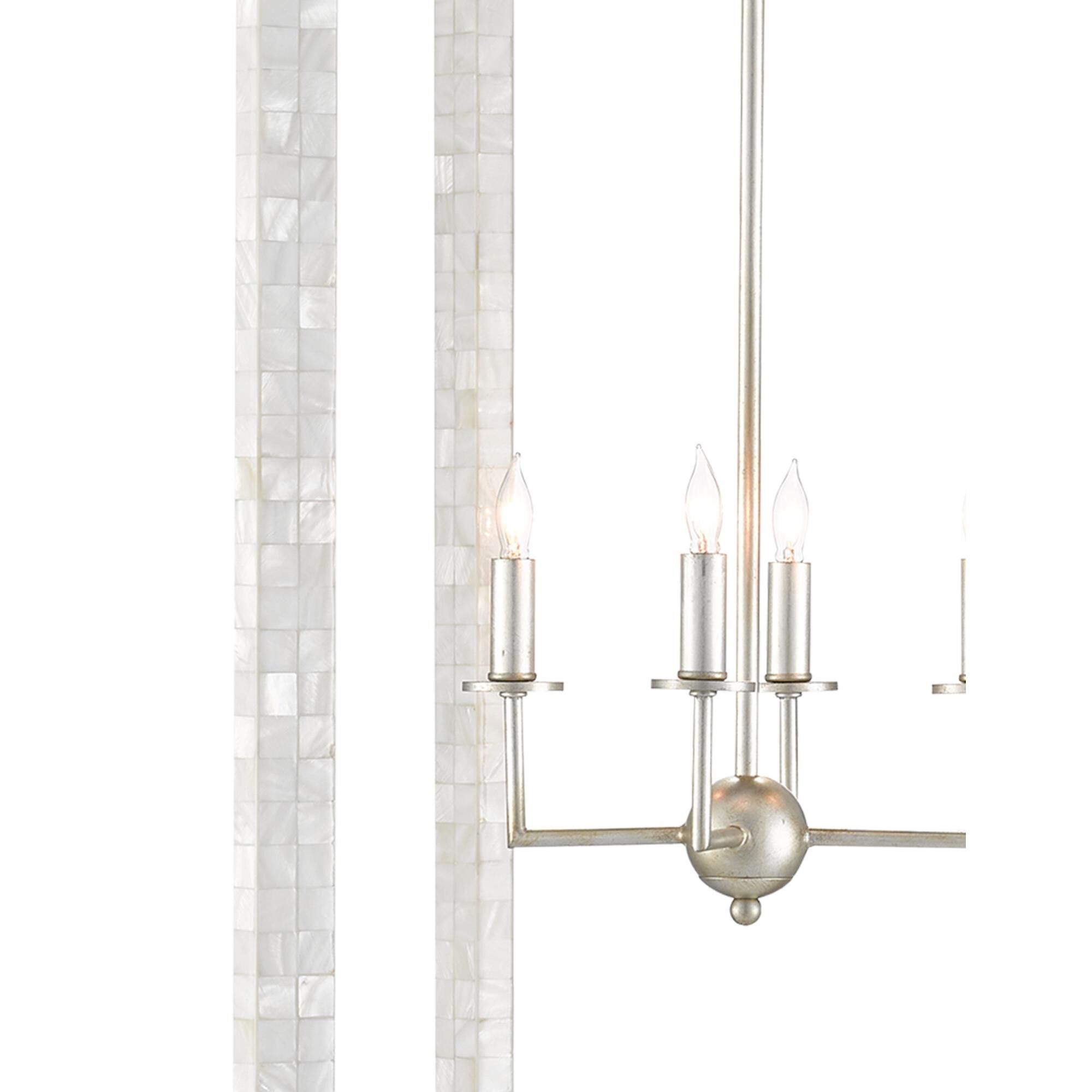 Shown in Mother Of Pearl/Contemporary Silver Leaf finish