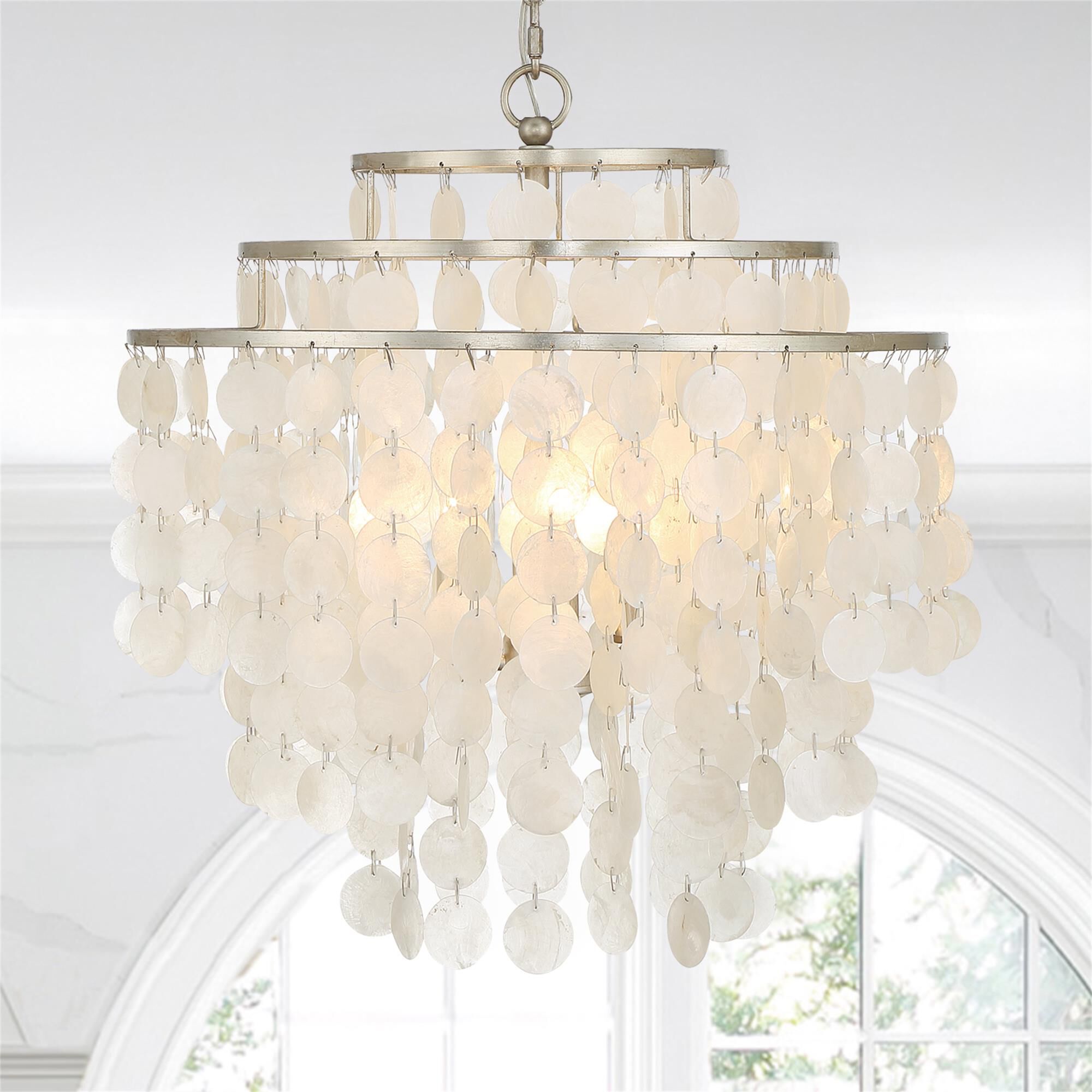 Shown in Antique Silver finish