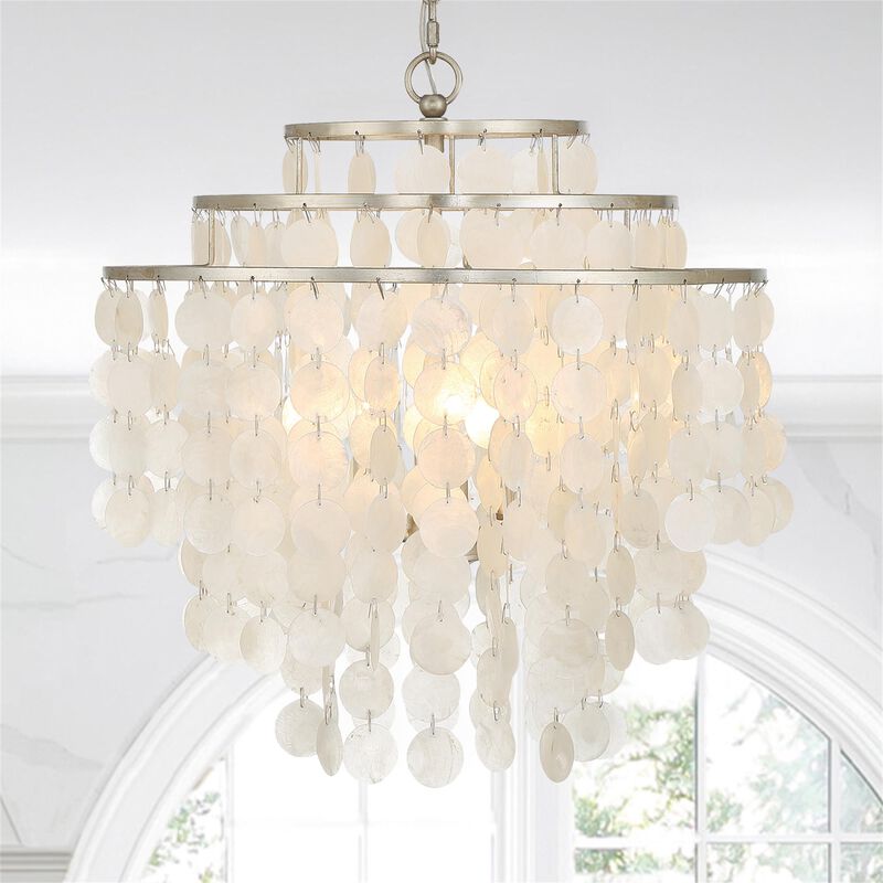 Brielle 18 Inch 4 Light Chandelier by Crystorama