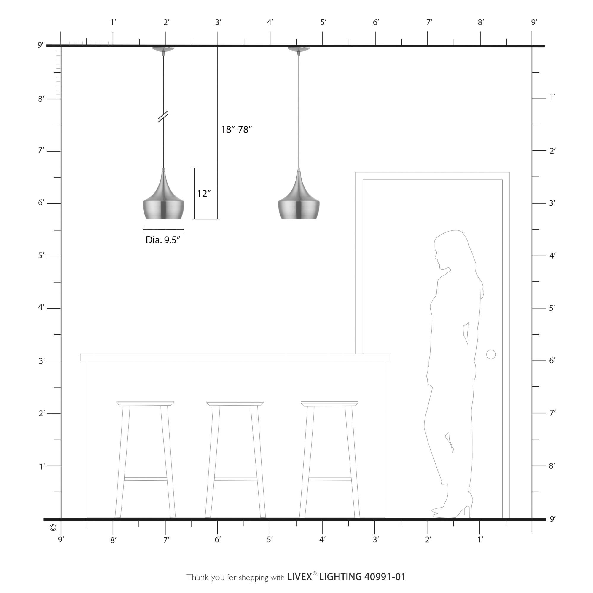 Livex Lighting Waldorf Mini Pendant