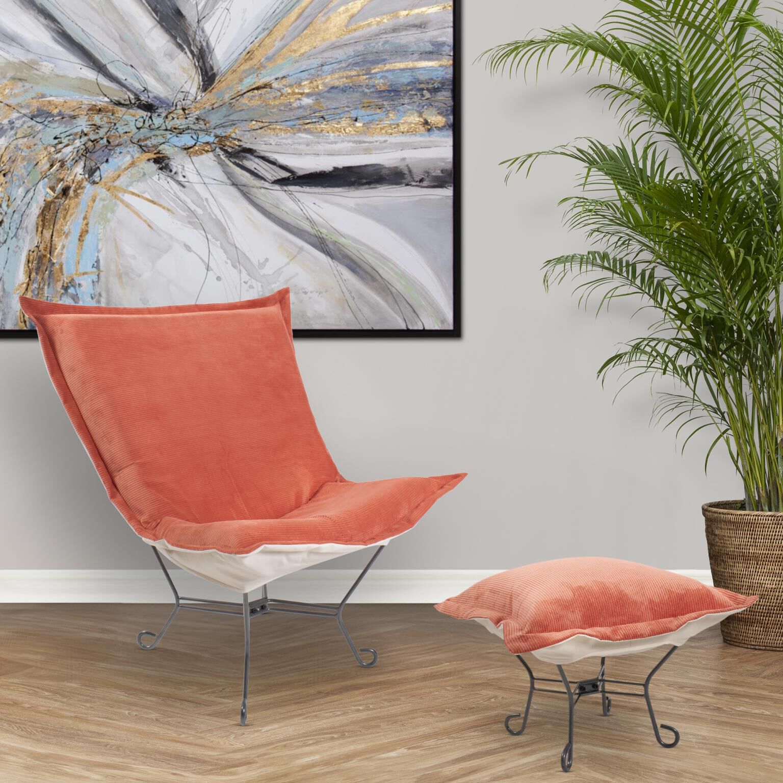 The Pana Puff Ottoman by Howard Elliott Collection