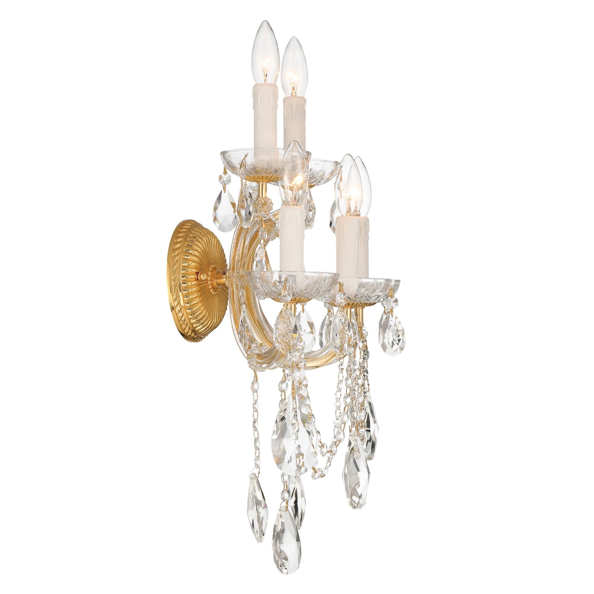 Maria Theresa 22 Inch 5 Light Wall Sconce,