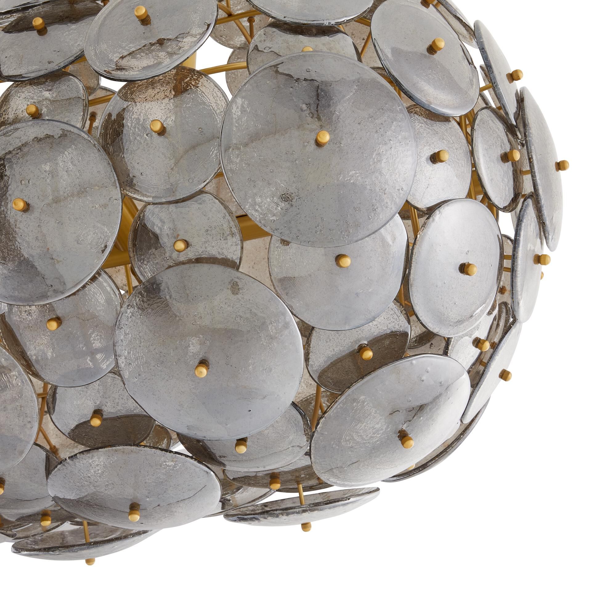 Nebula 42 Inch 8 Light Linear Suspension Light by Arteriors Home