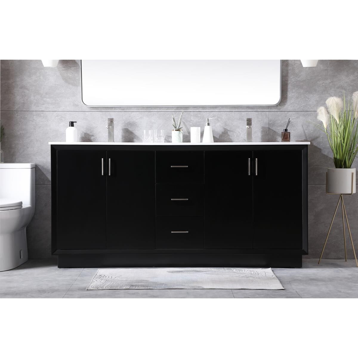 Hayes 72 Inch Bath Vanity by Elegant Decor