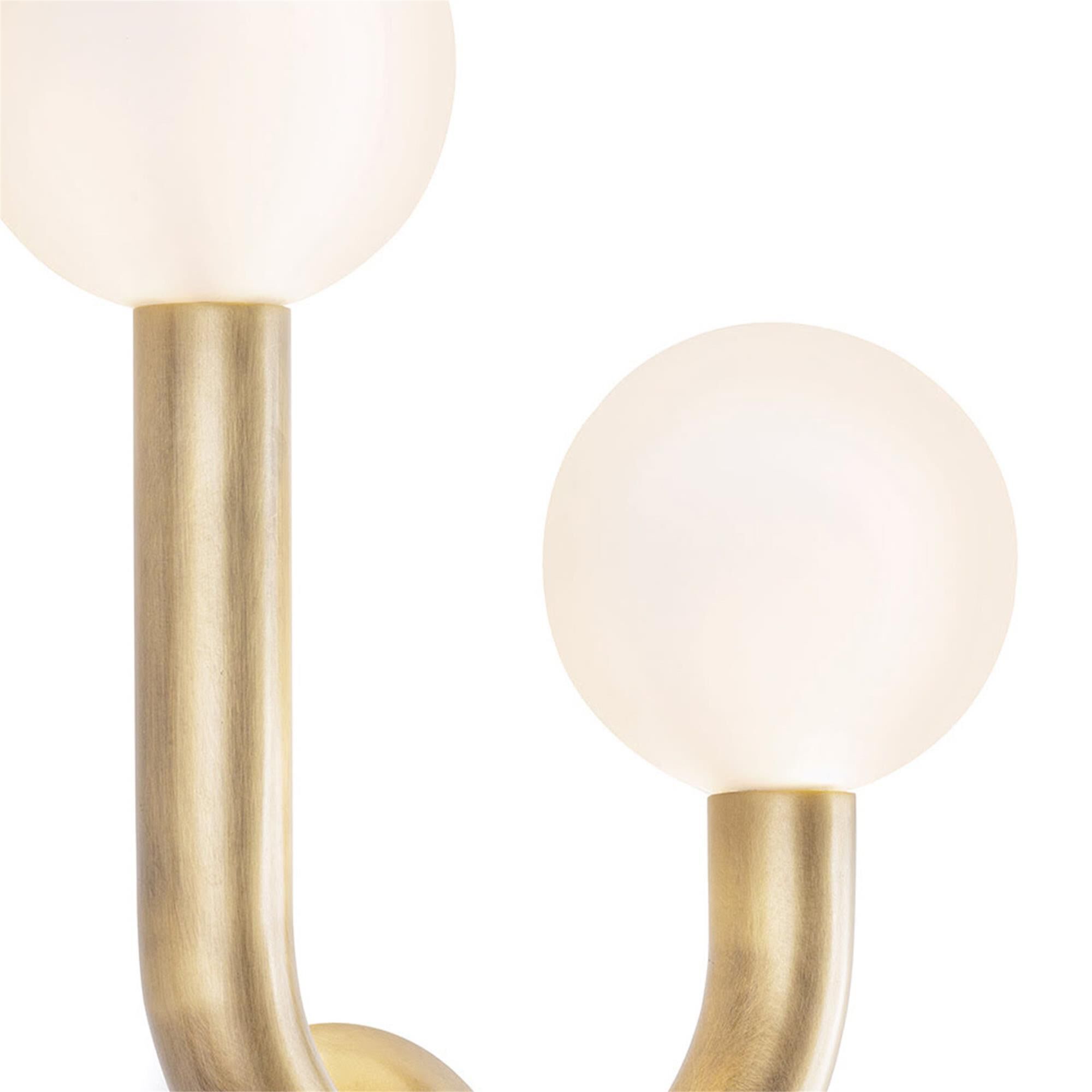 Shown in Natural Brass finish and Left Orientation  accent